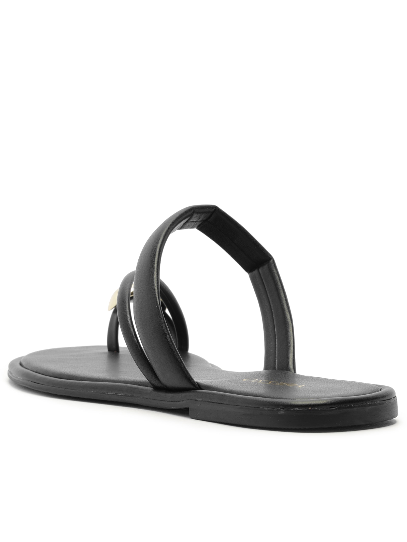 Sandália Feminina Tiras Finas Preto Arezzo
