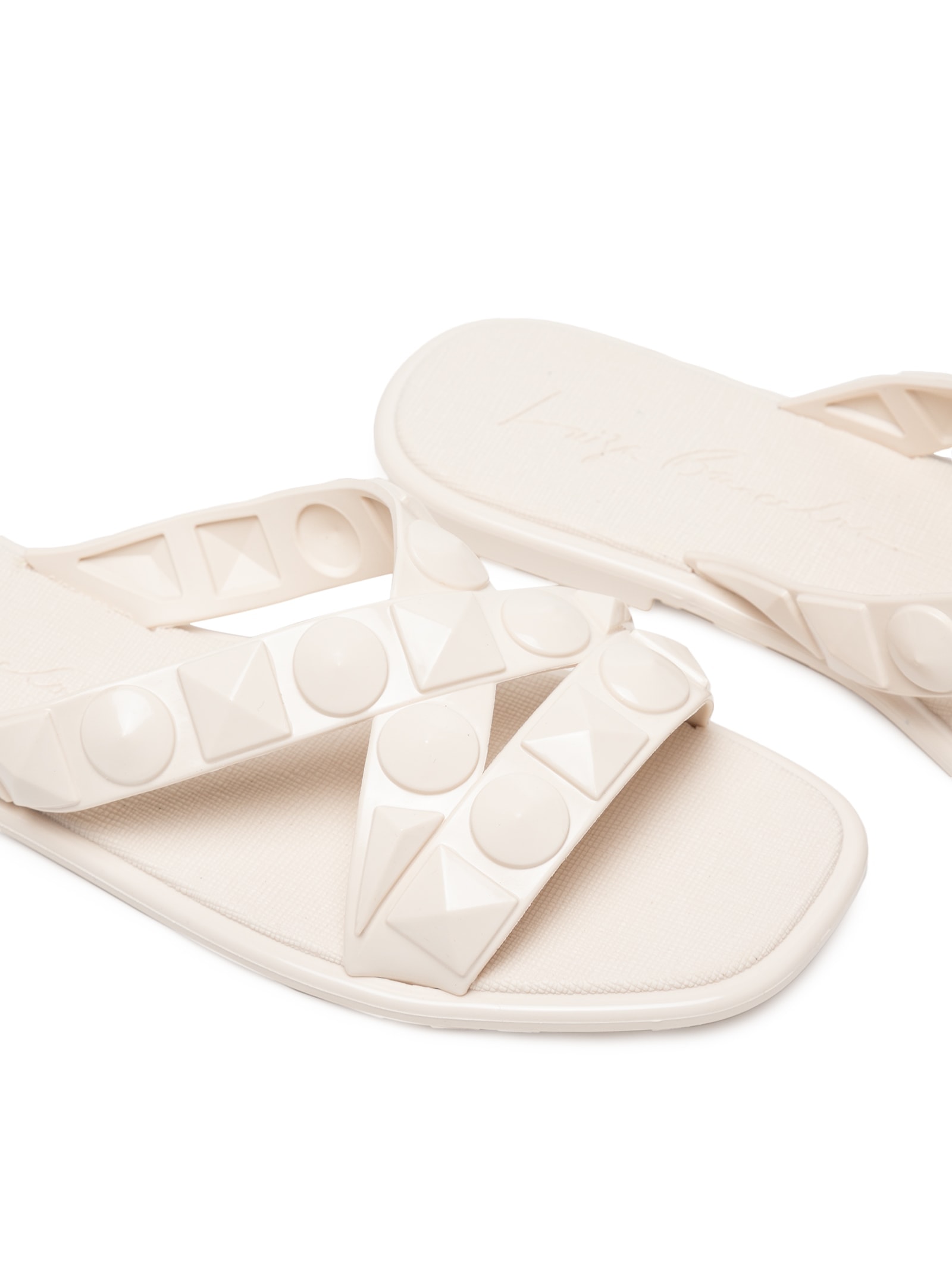 Sandália Feminina Tiras Off White Luiza Barcelos