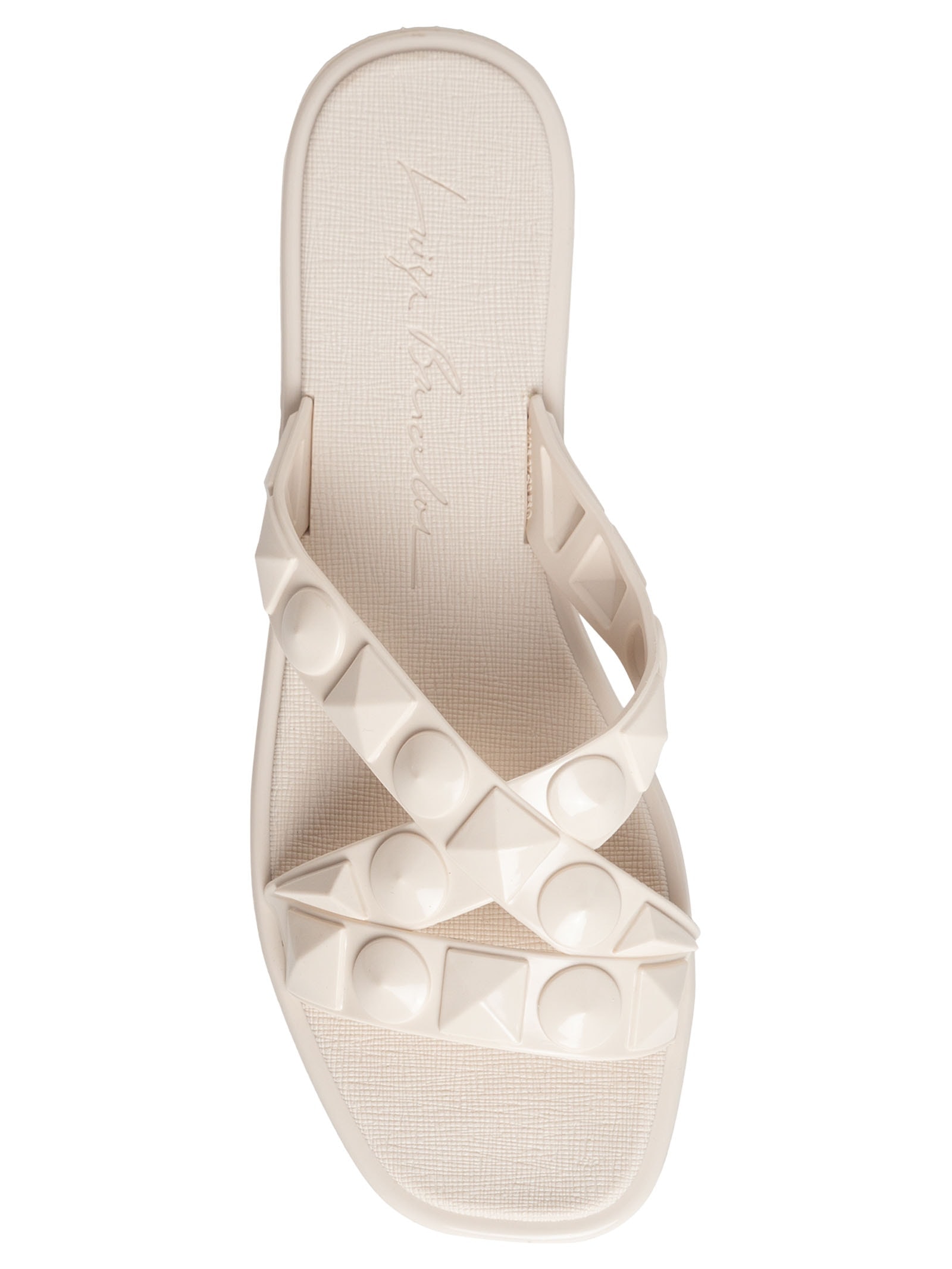 Sandália Feminina Tiras Off White Luiza Barcelos