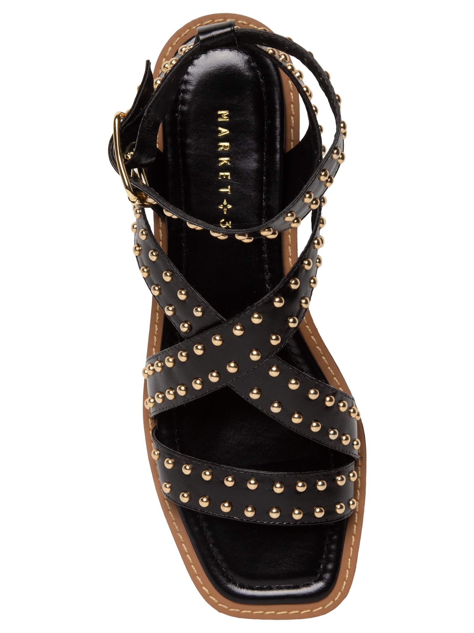 Sandália Feminina Tratorada Preto Market 33