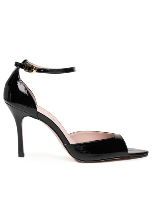 Sandália Feminina Verniz Show – Preto