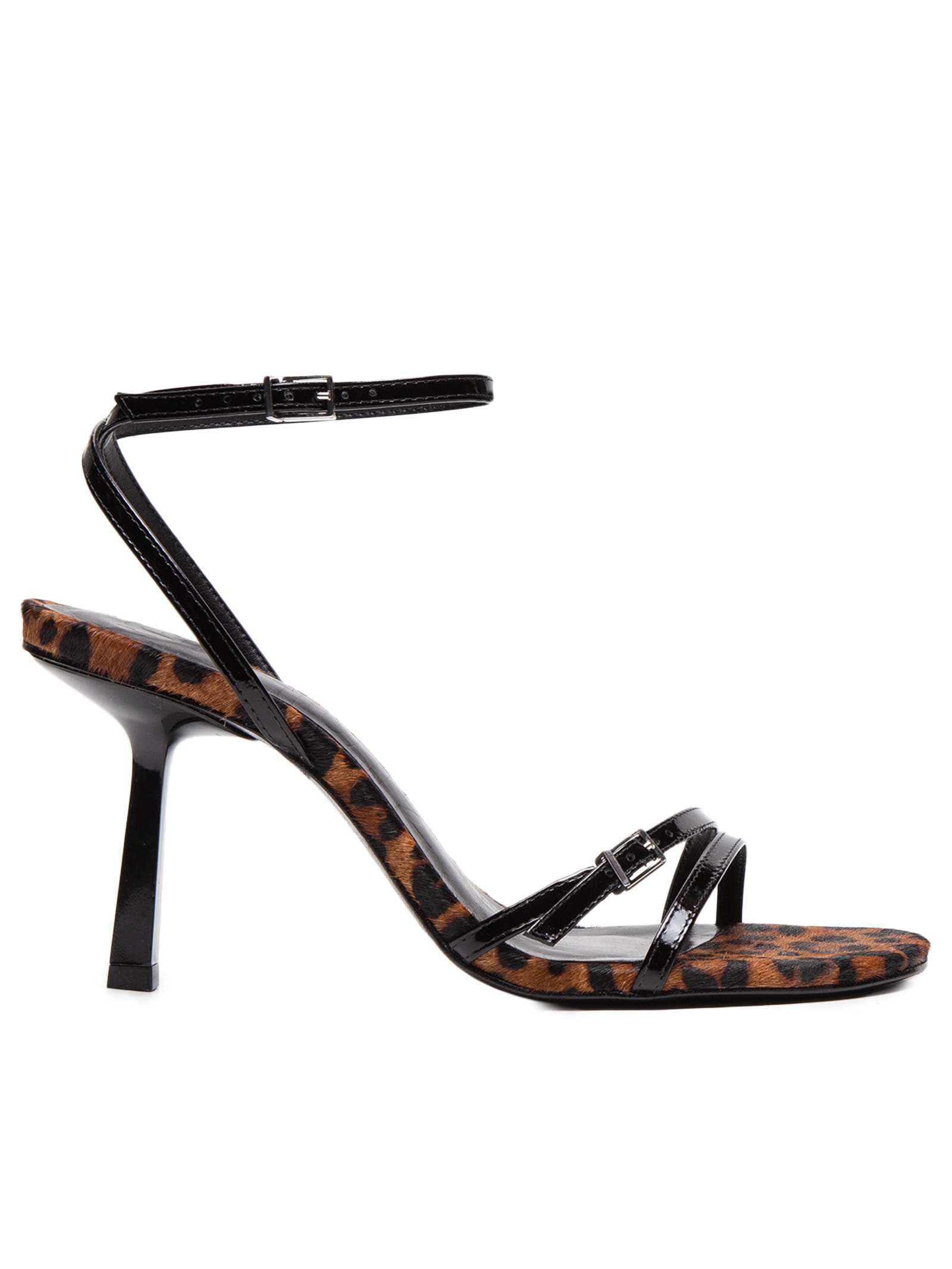 Sandália Feminina Verniz Soft Animal Print Schutz