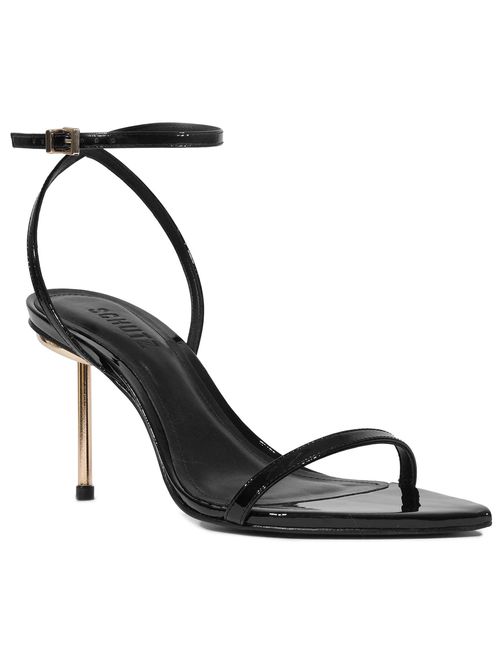 Sandália Feminina Verniz Soft Preto Schutz