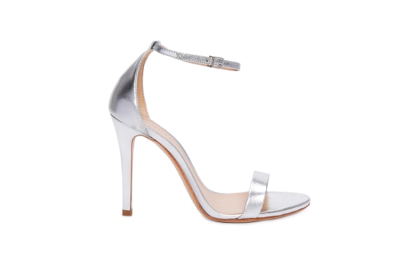 Sandália Gisele Salto Fino - Prata