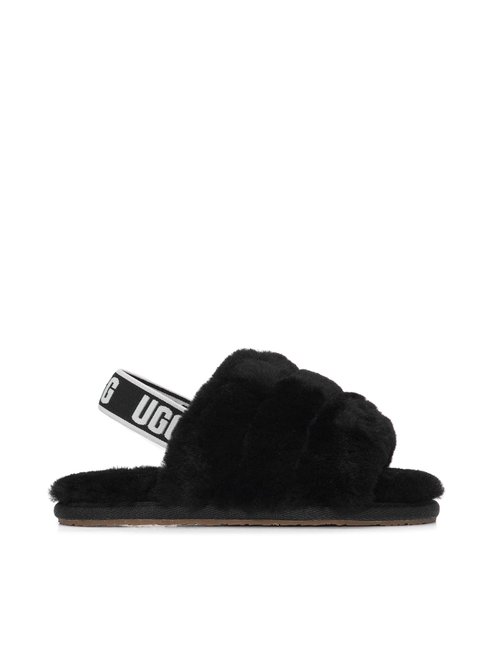 Sandália Infantil Fluff Yeah Slide Preto Ugg