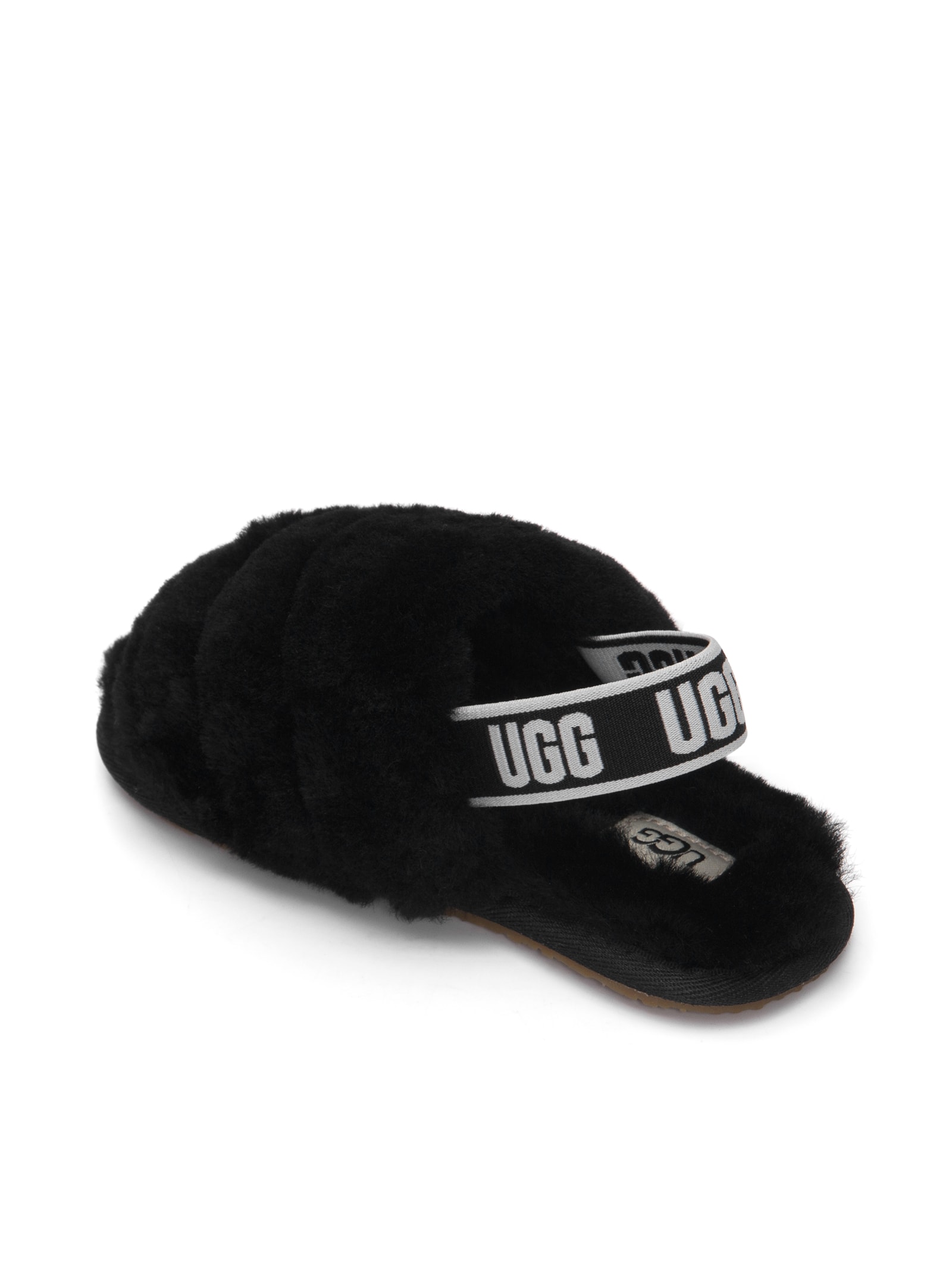 Sandália Infantil Fluff Yeah Slide Preto Ugg