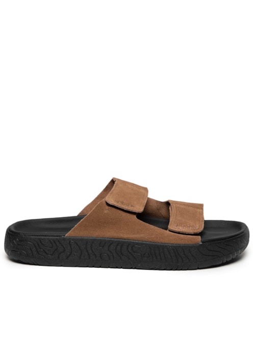 Sandália Maculina Etna Suede - Marrom