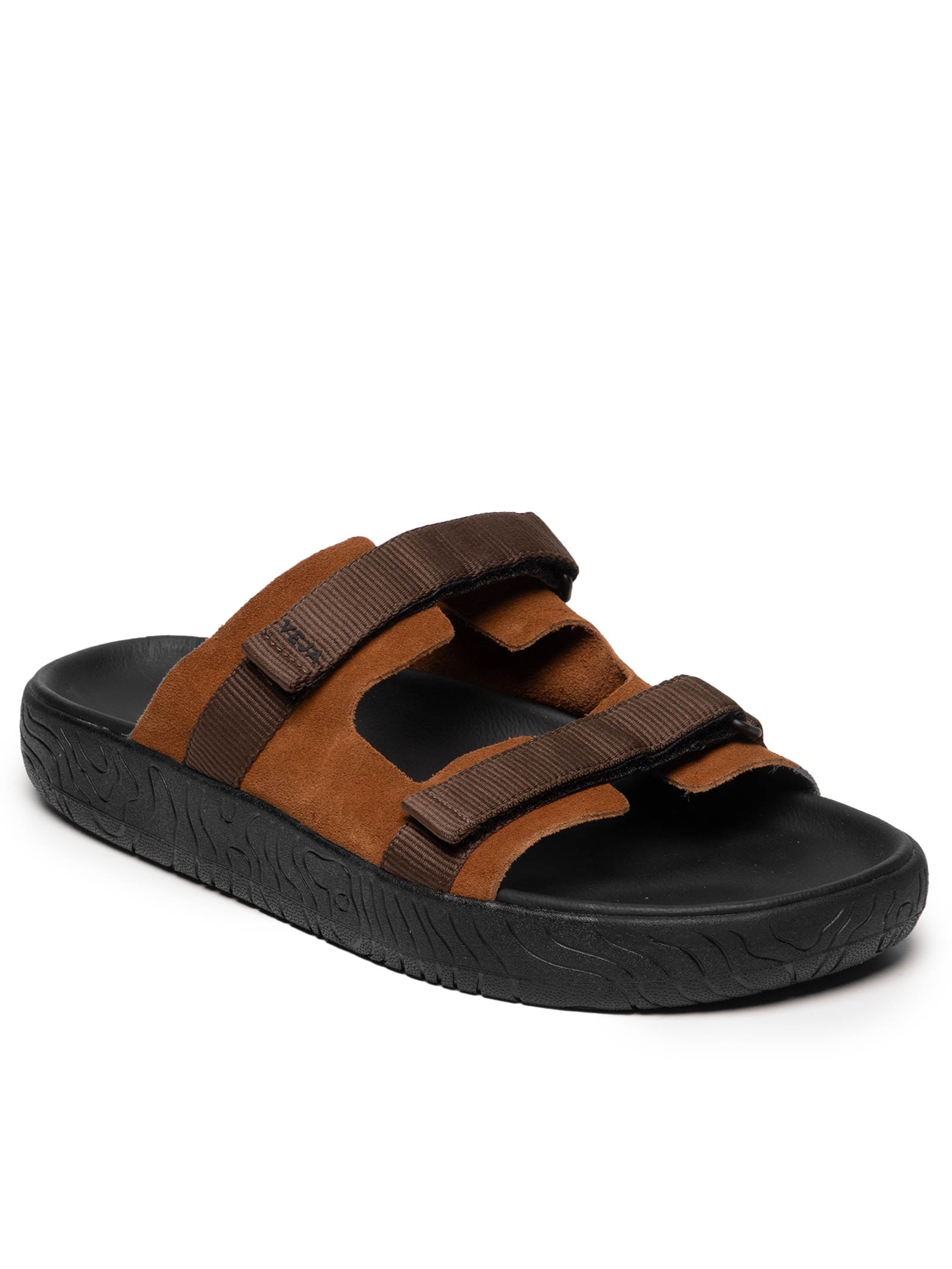 Sandália Masculina Arpoador Suede Marrom Veja