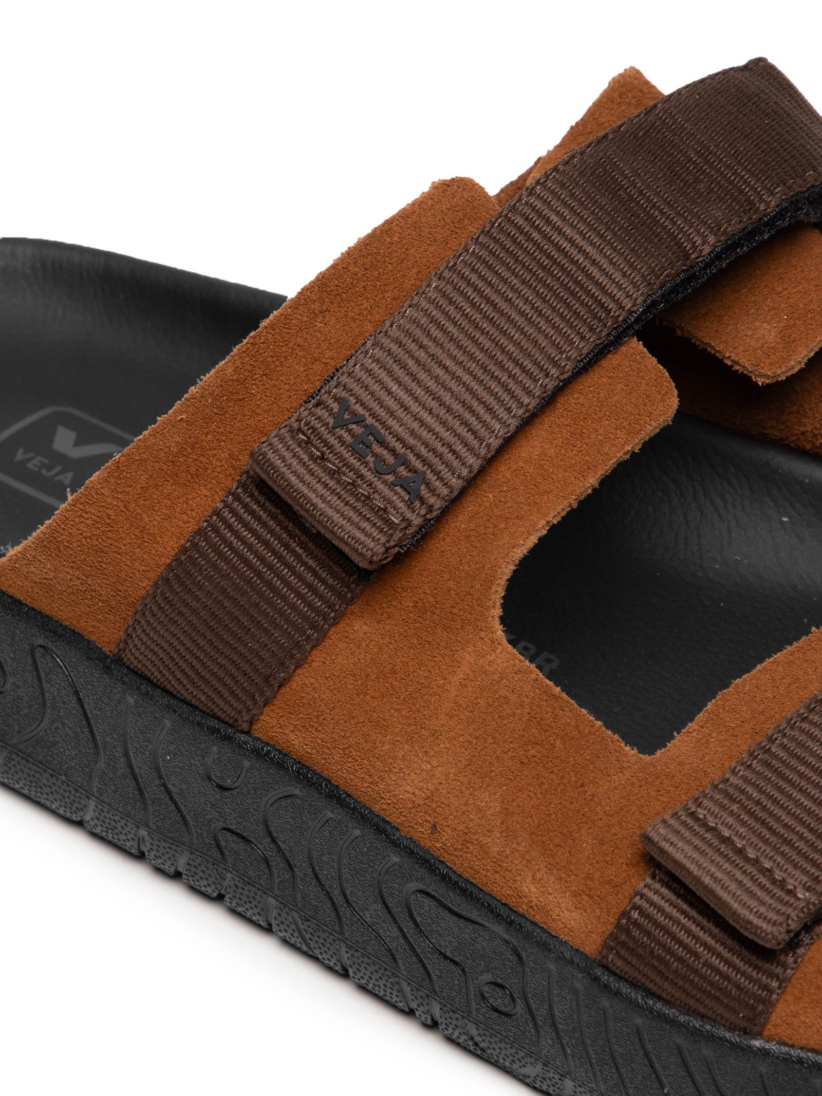 Sandália Masculina Arpoador Suede Marrom Veja