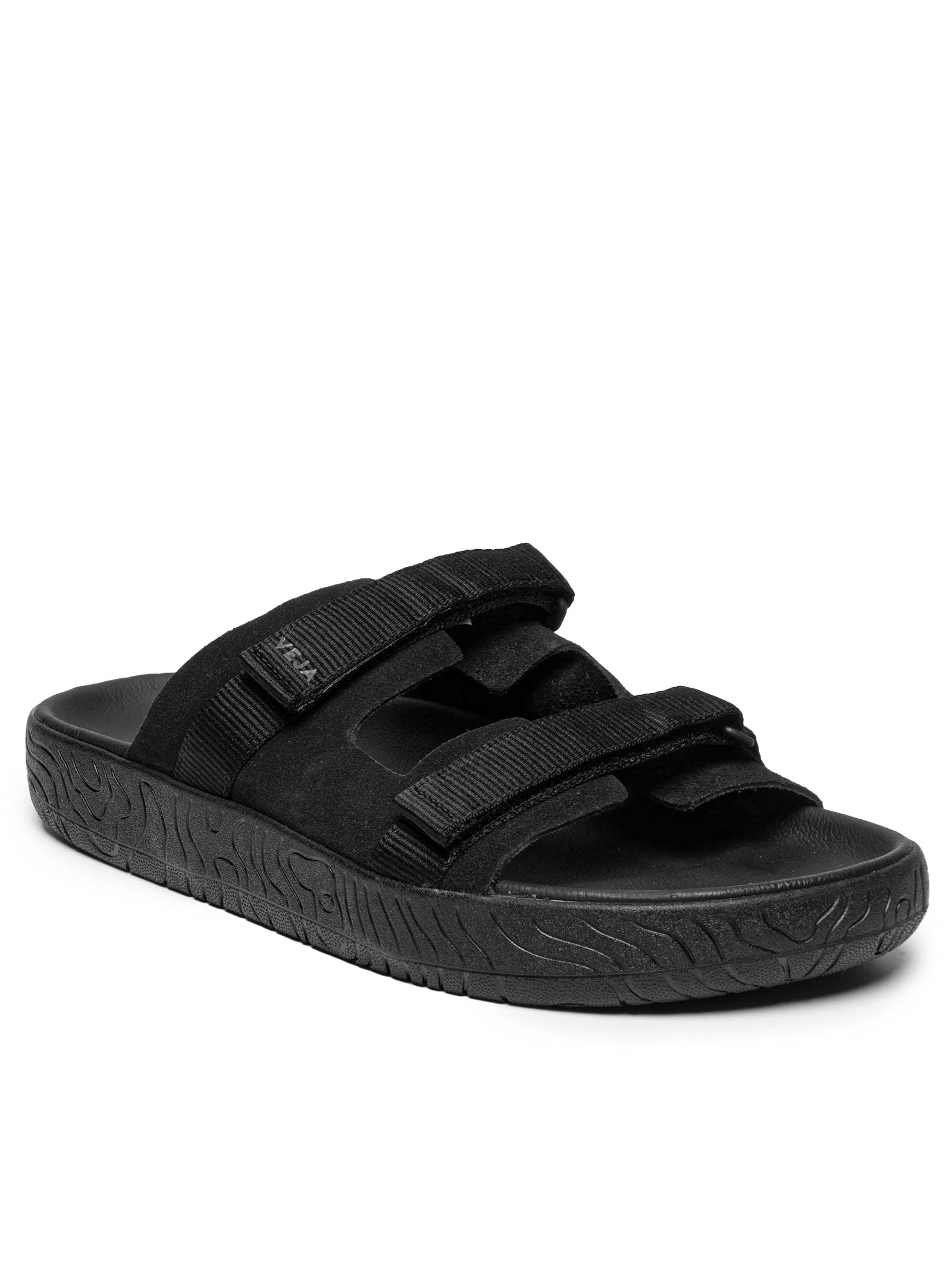 Sandália Masculina Arpoador Suede Preto Veja