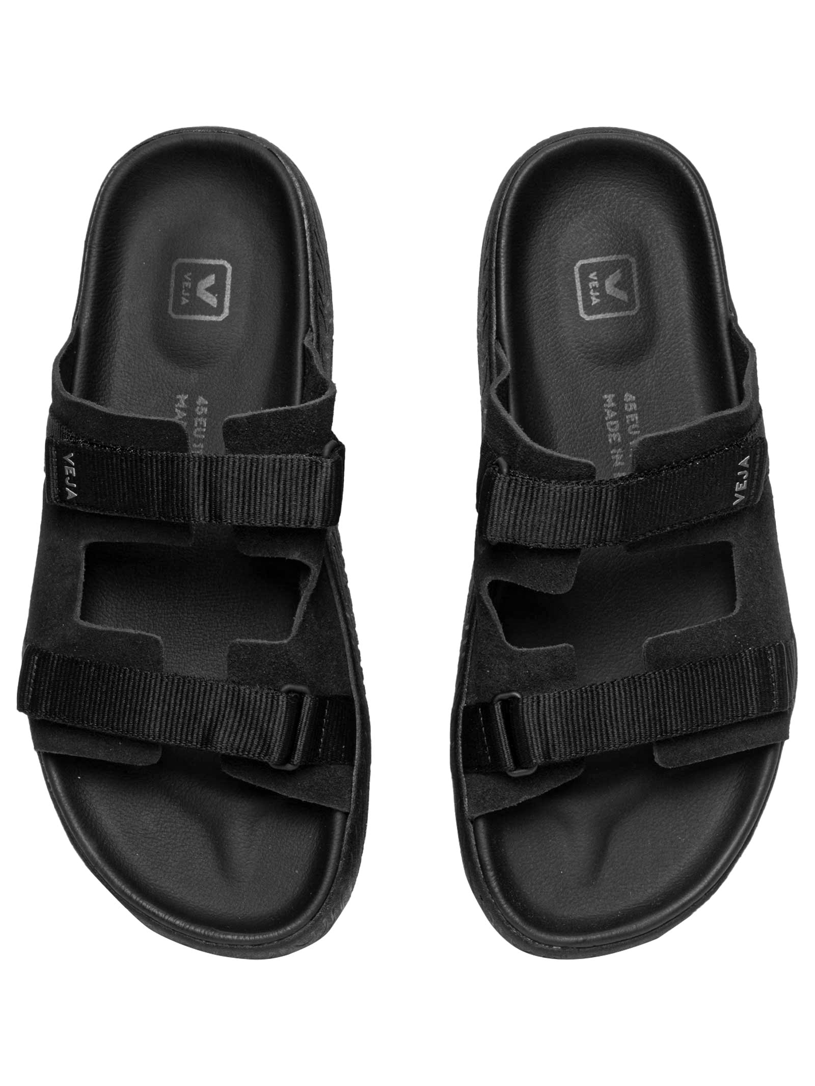 Sandália Masculina Arpoador Suede Preto Veja