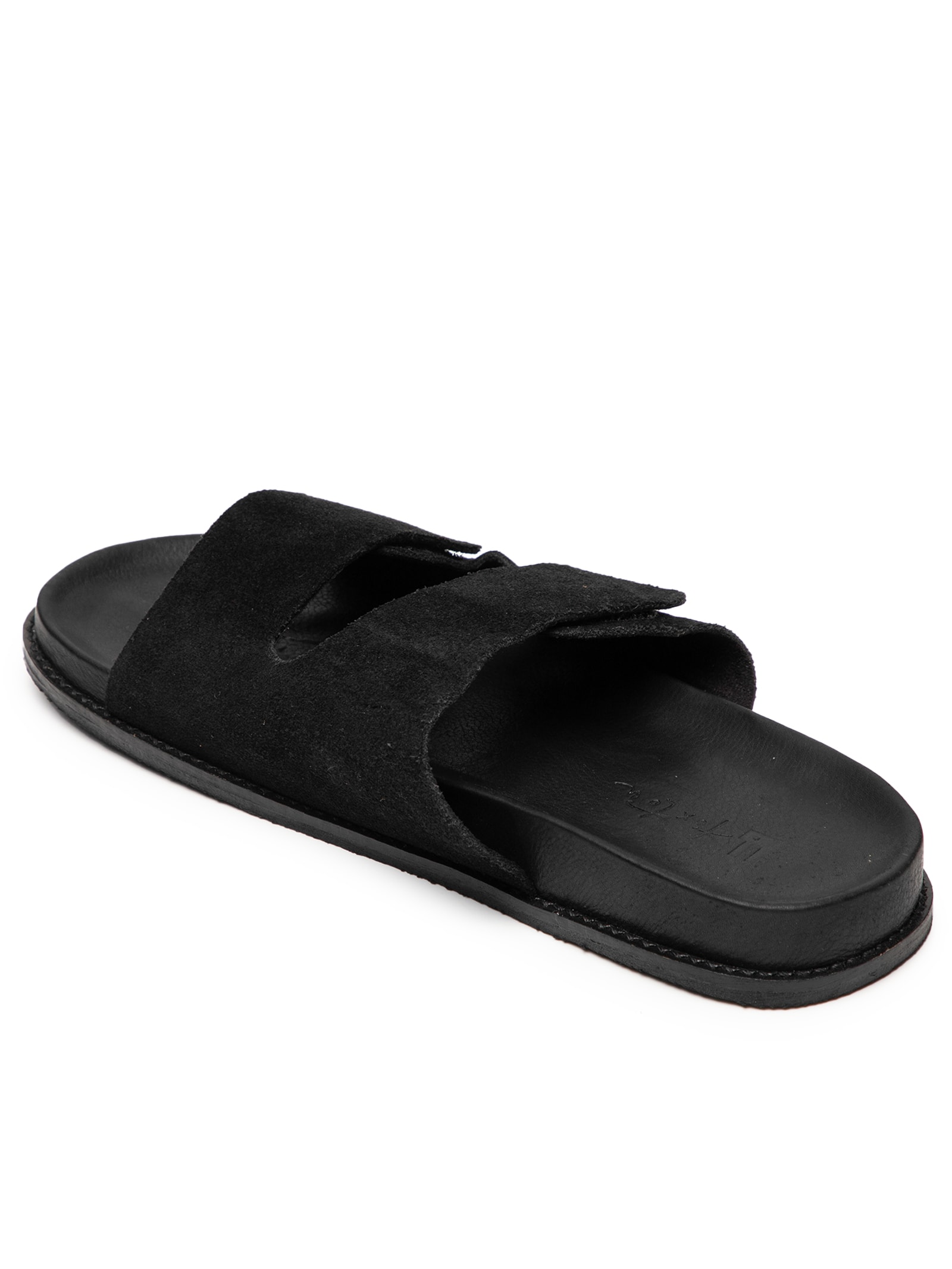 Sandália Masculina Camurça Alanya Preto Foxton