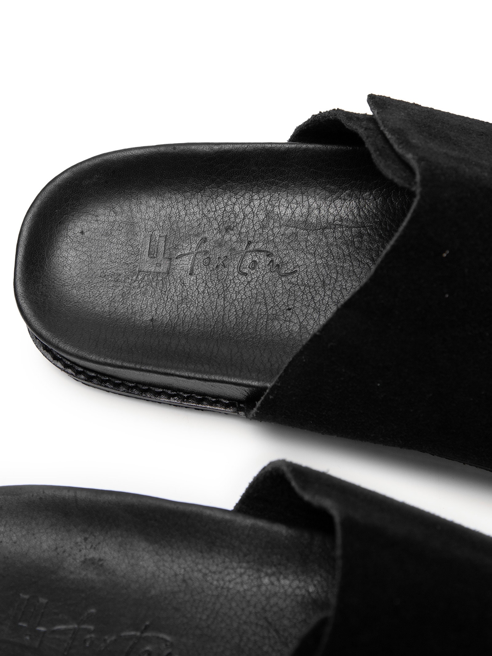 Sandália Masculina Camurça Alanya Preto Foxton