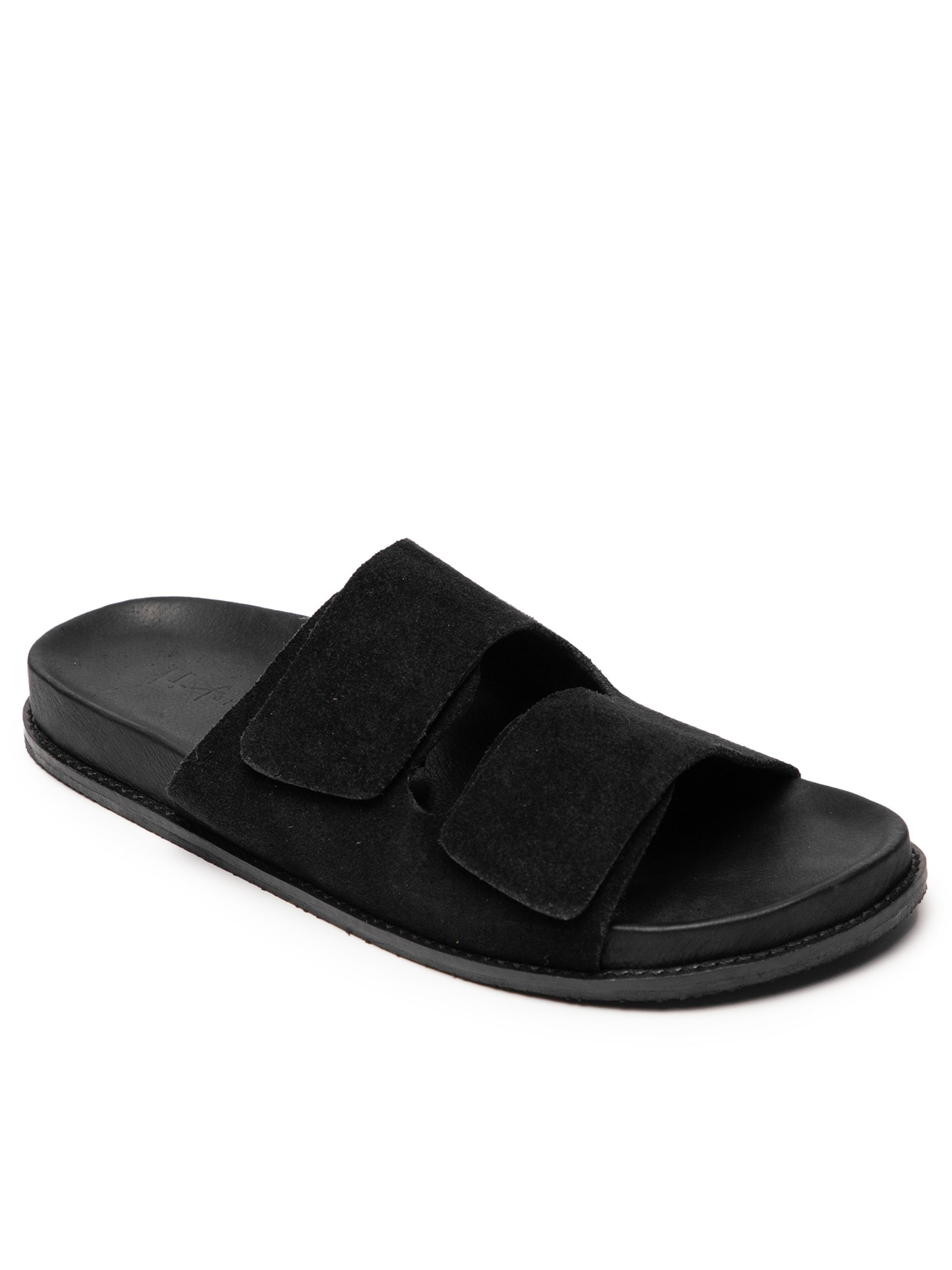 Sandália Masculina Camurça Alanya Preto Foxton