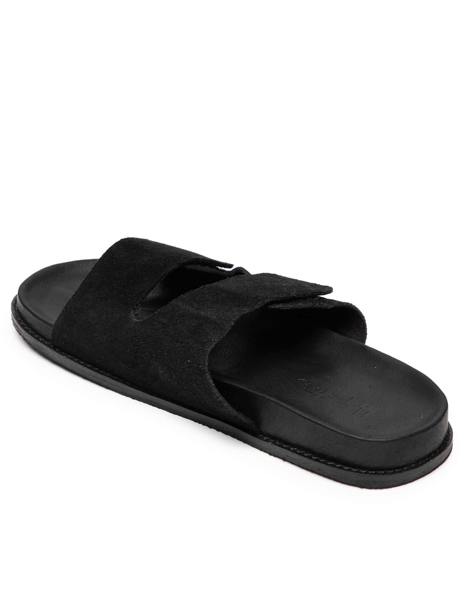 Sandália Masculina Camurça Alanya Preto Foxton