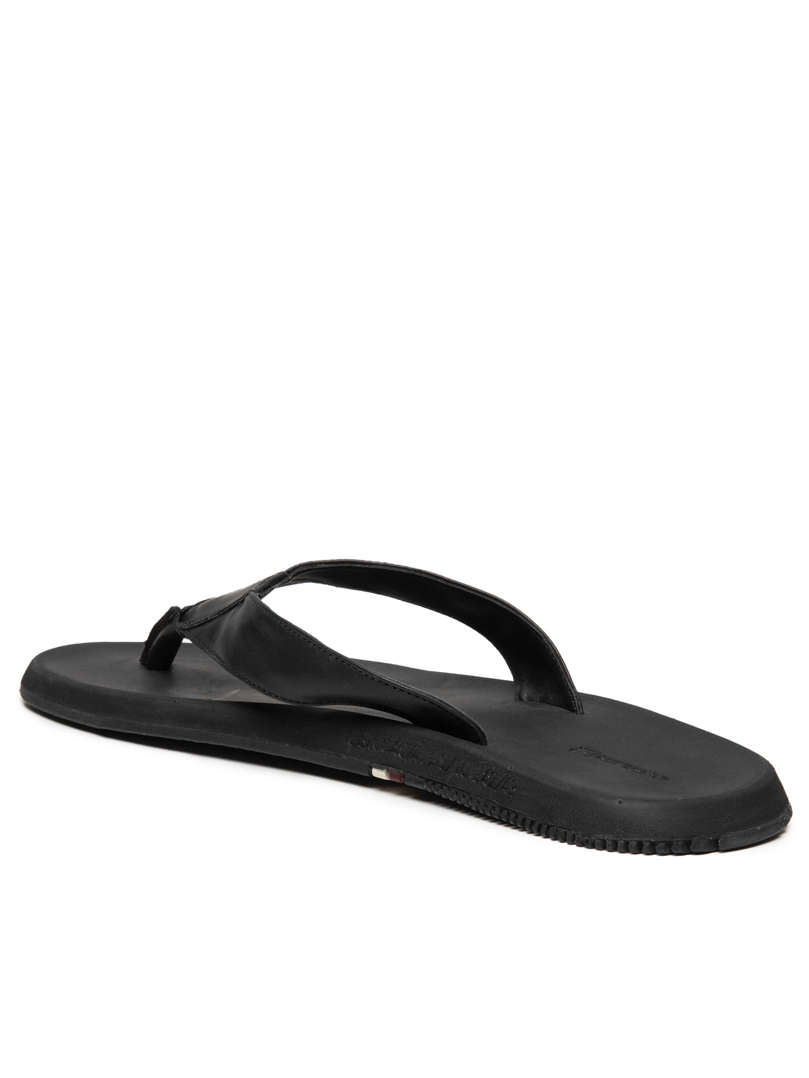 Sandália Masculina Couro Preto Osklen