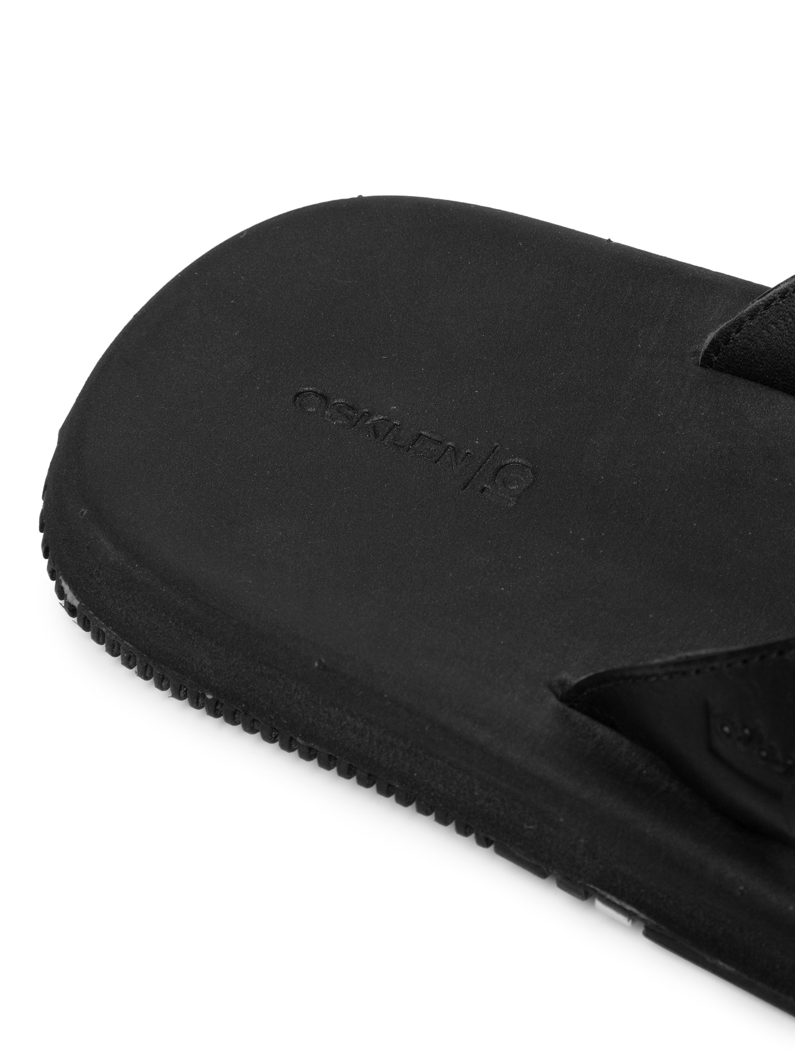 Sandália Masculina Couro Preto Osklen