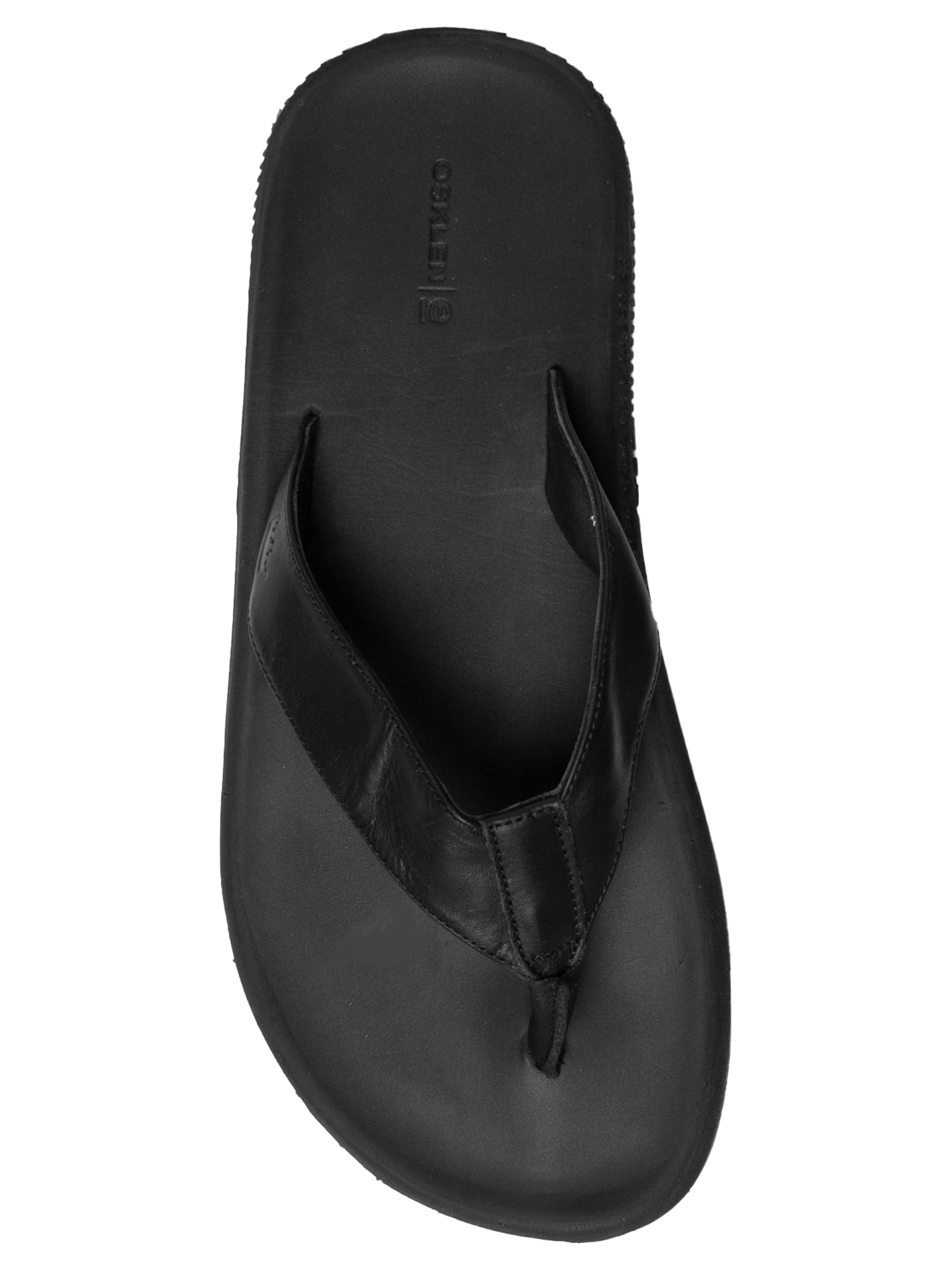 Sandália Masculina Couro Preto Osklen