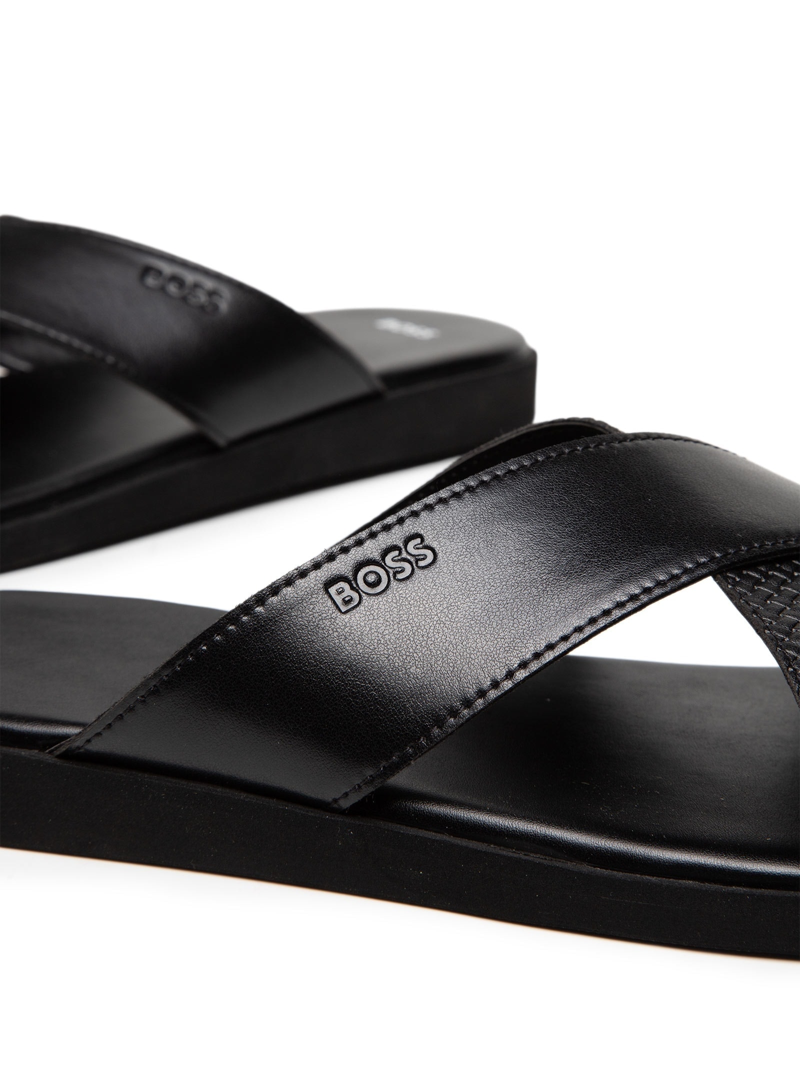 Sandália Masculina Darrel Slid Crpuw Preto Boss