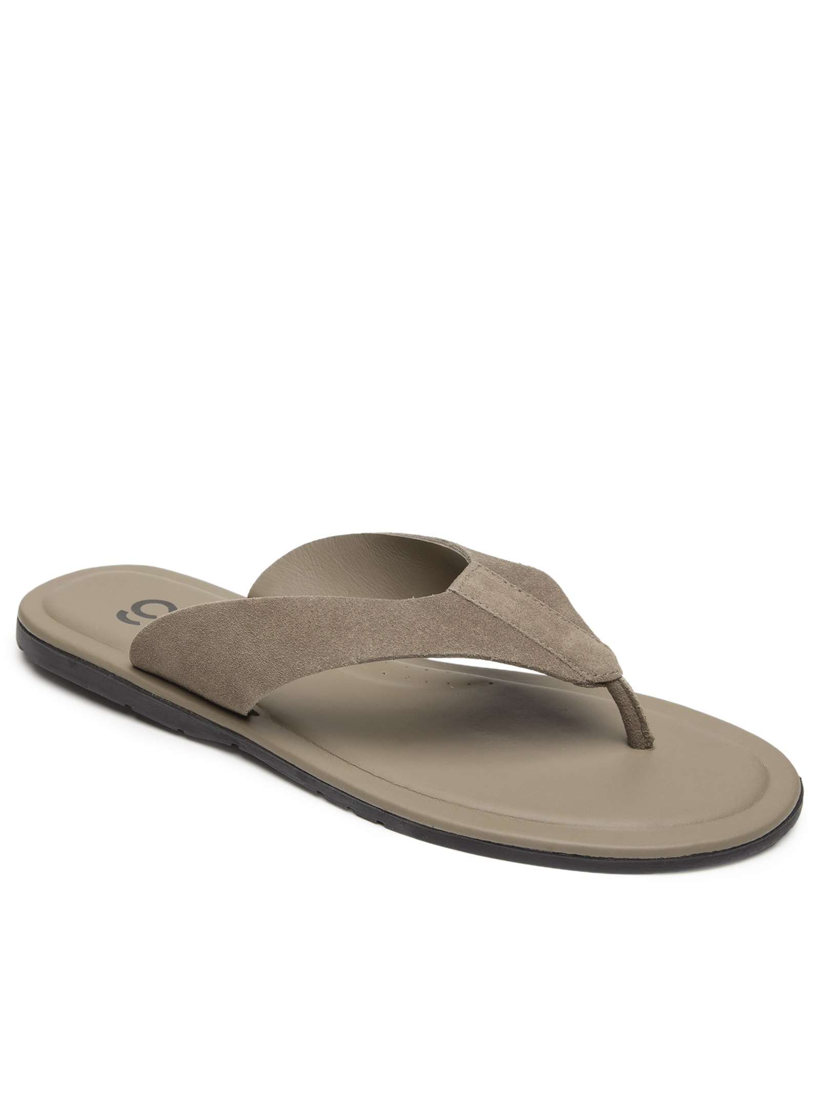 Sandália Masculina De Dedo Em Camurça Bege '2 Essential