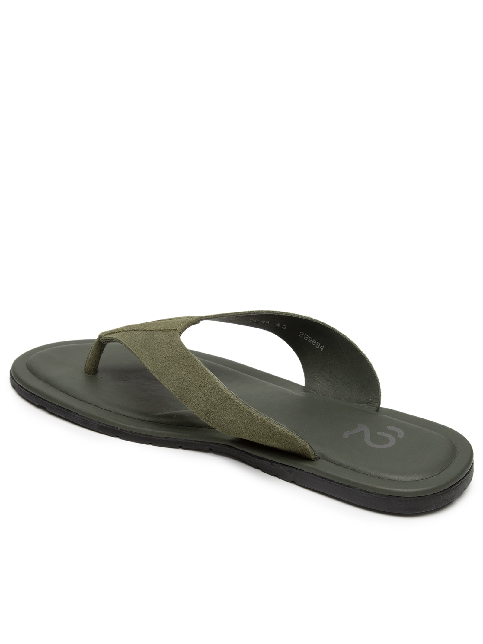 Sandália Masculina De Dedo Em Camurça Verde '2 Essential
