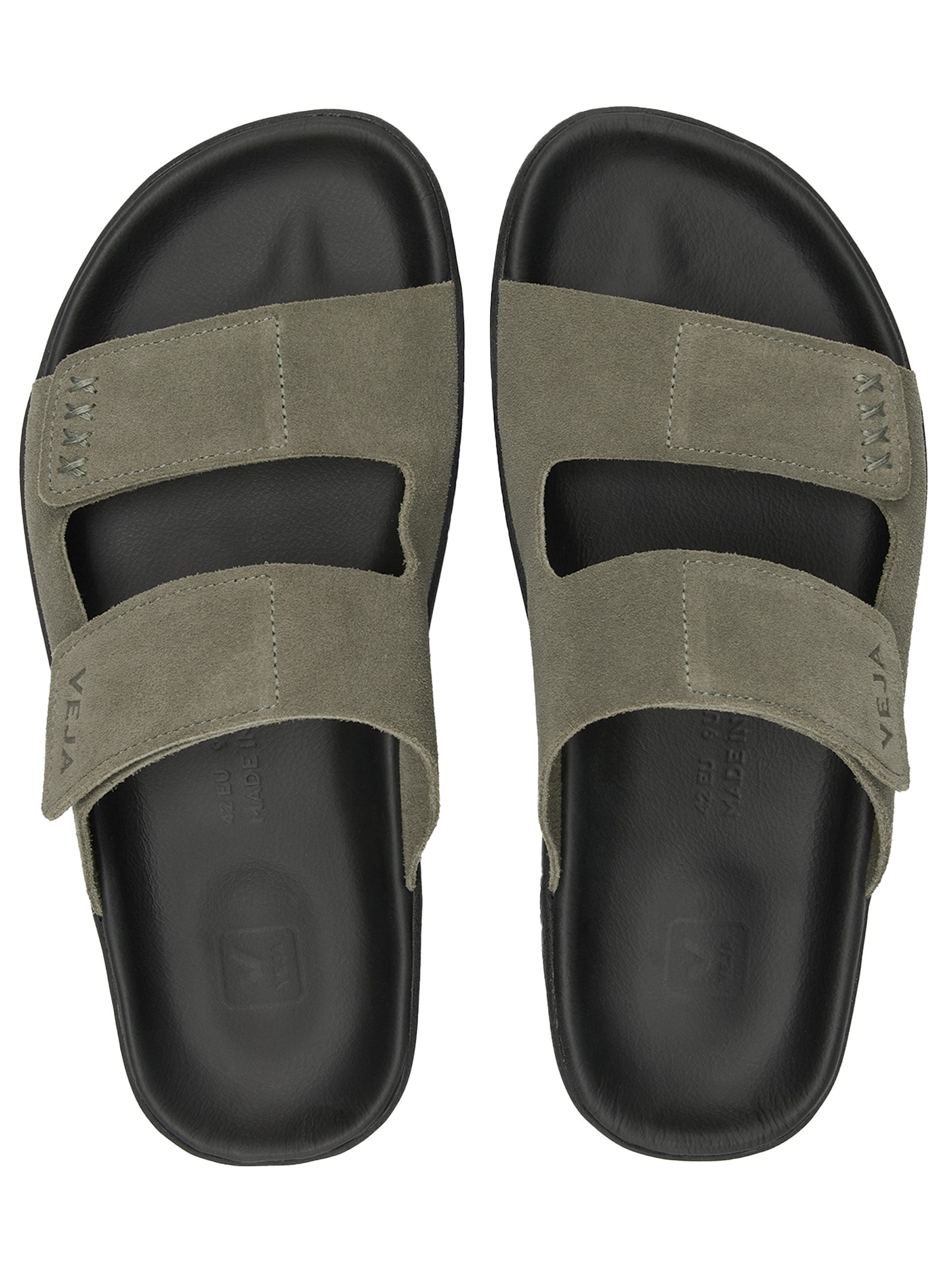 Sandália Masculina Etna Suede Soft Verde Veja