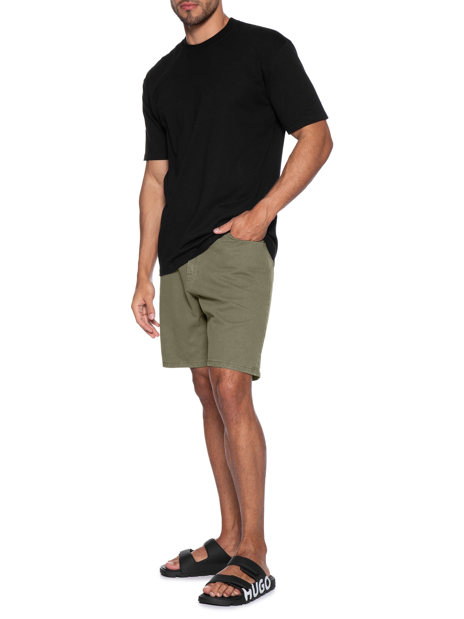 Sandália Masculina Evander Sand LG – Preto Hugo