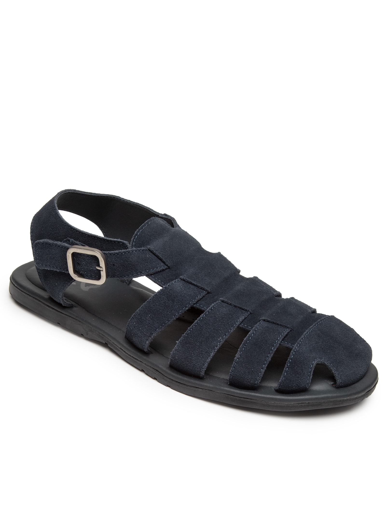 Sandália Masculina Fishrman Em Camurça Azul '2 Essential