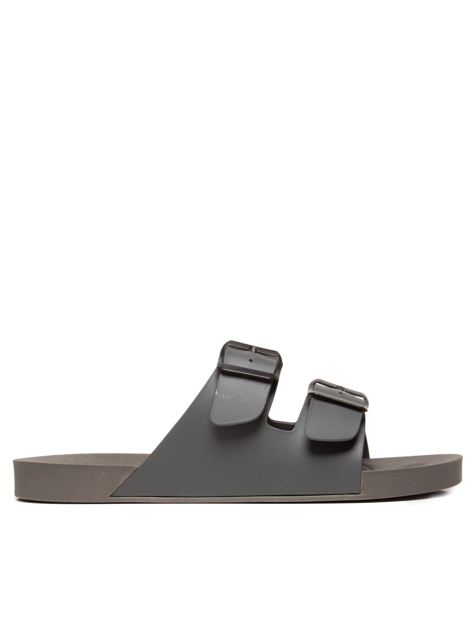 Sandália Masculina Fivela Dupla Cinza Sergio K