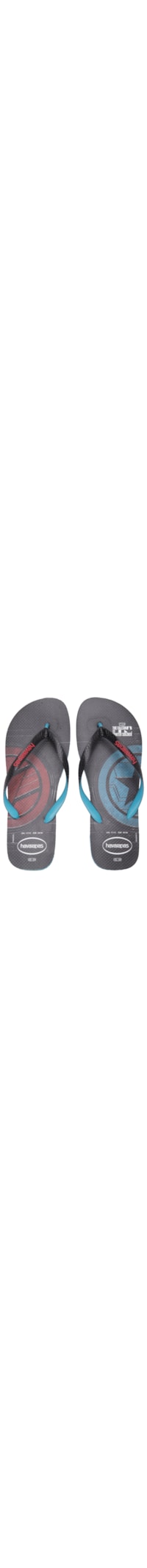 Sandália Masculina Havaianas T Marvel Séries - Preto