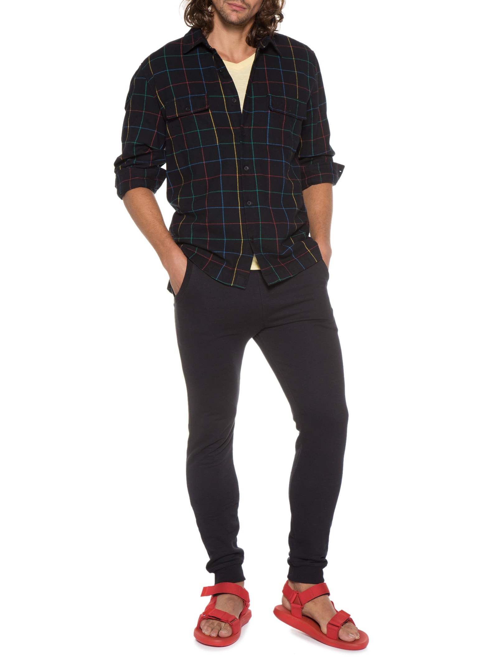 Sandália Masculina Papete Rx Vermelho Rider