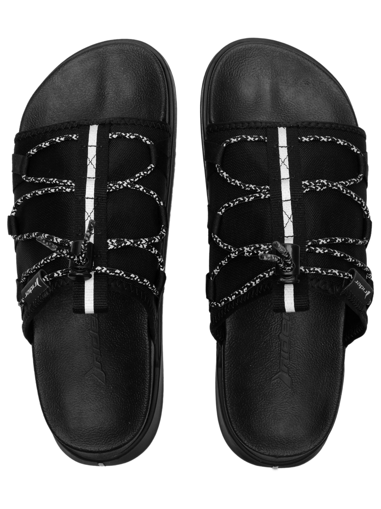 Rider - Sandália Masculina R Next Slide Commuter Reflex Ad - Preto
