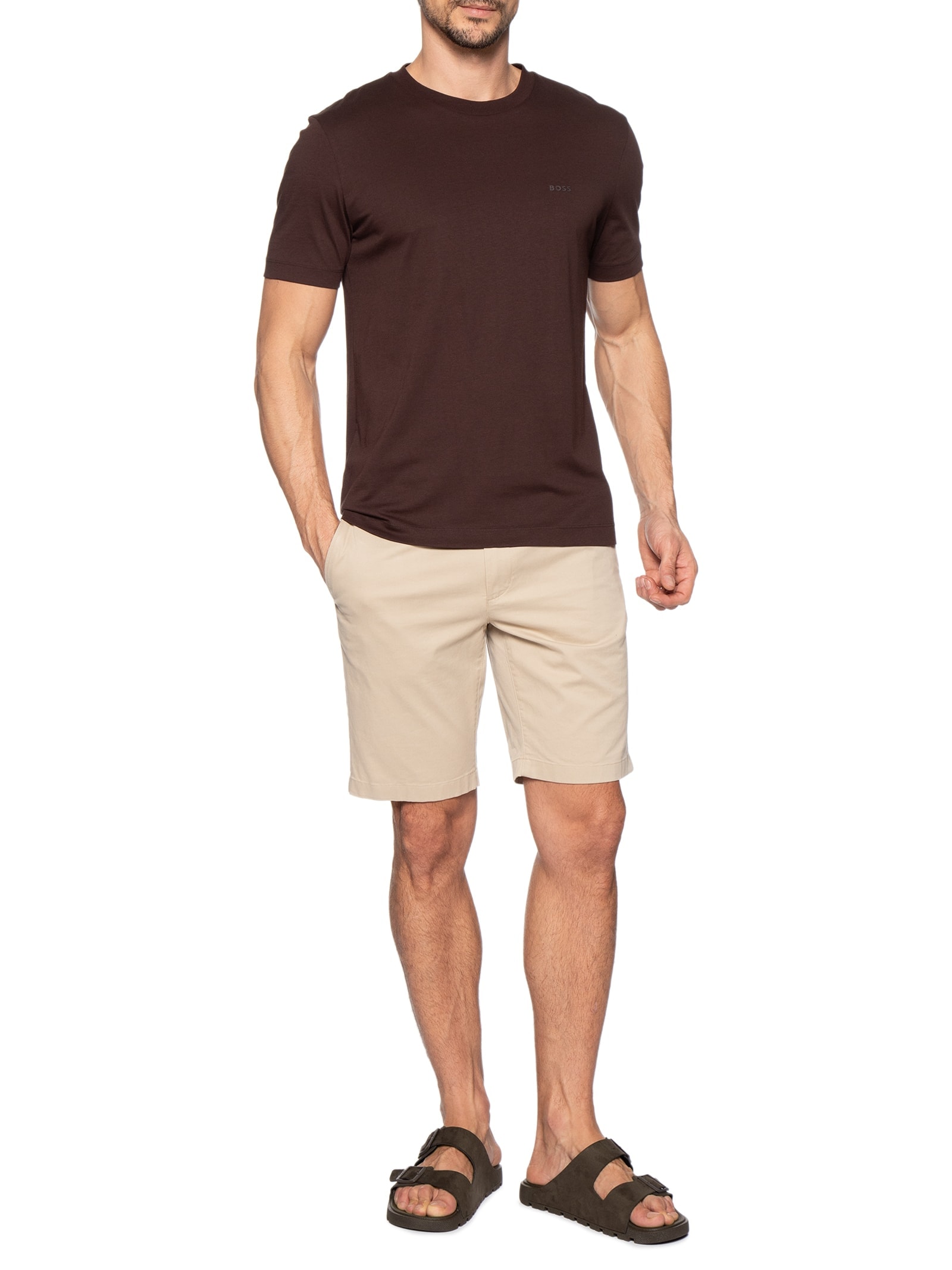 Sandália Masculina Surfley Sand Mf Marrom Boss