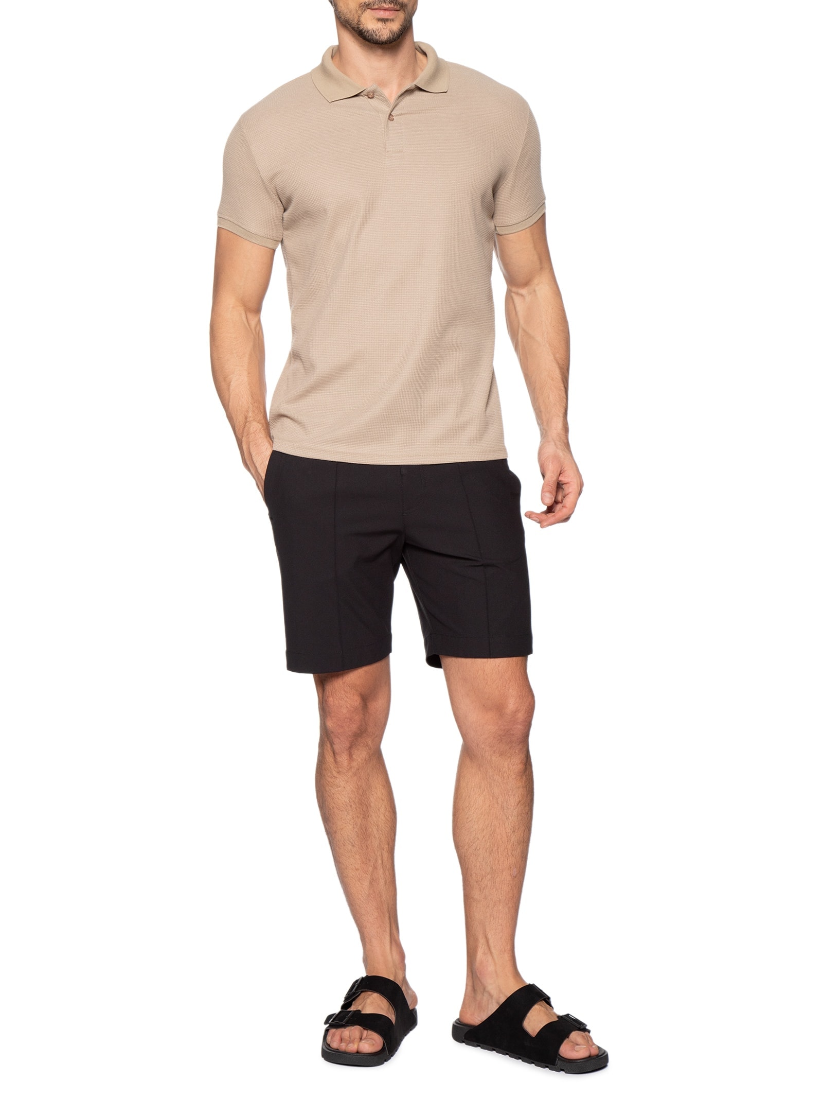 Sandália Masculina Surfley Sand Mf Preto Boss