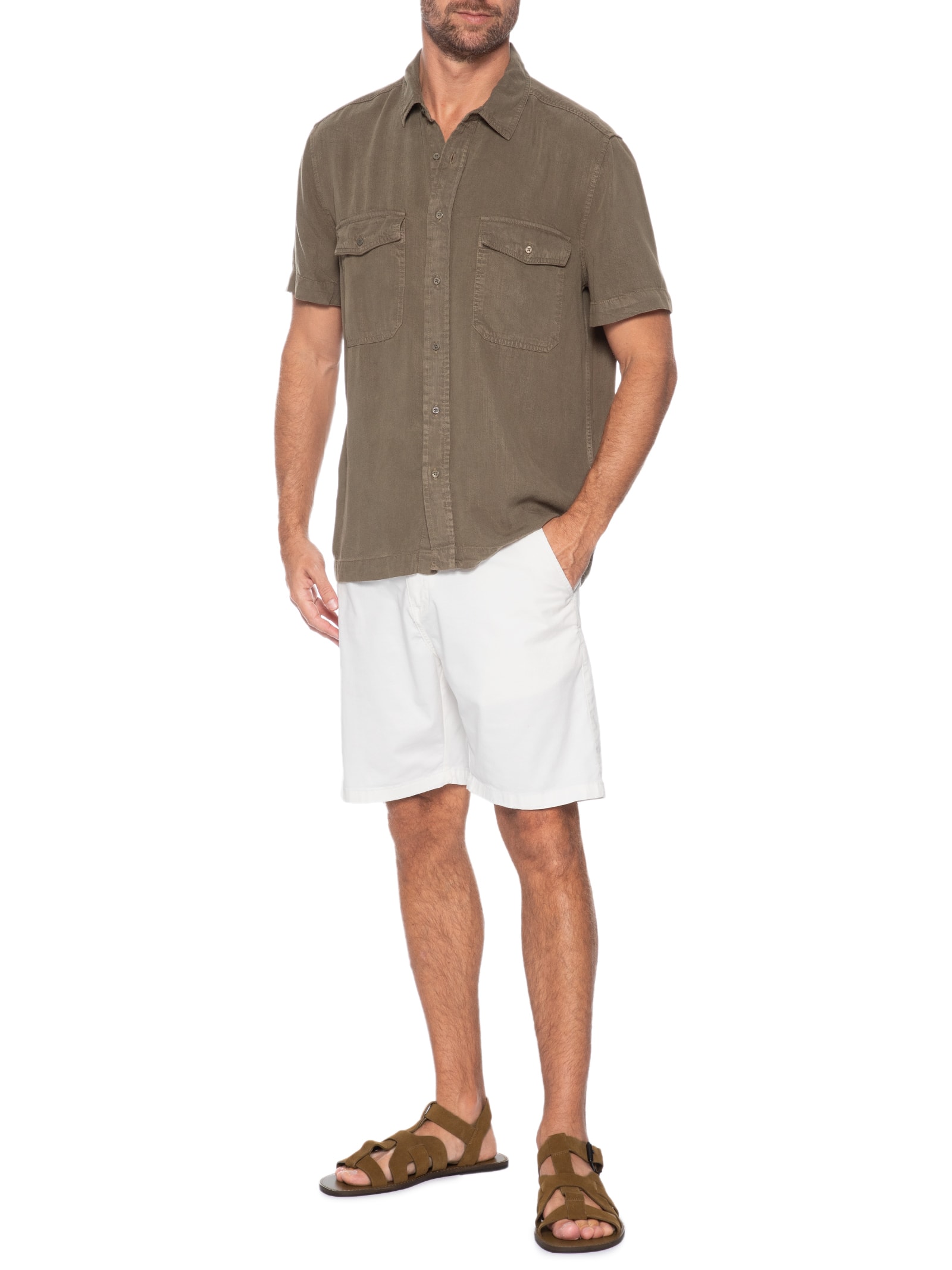 Sandália Masculina Tressê Calçadão Marrom Osklen