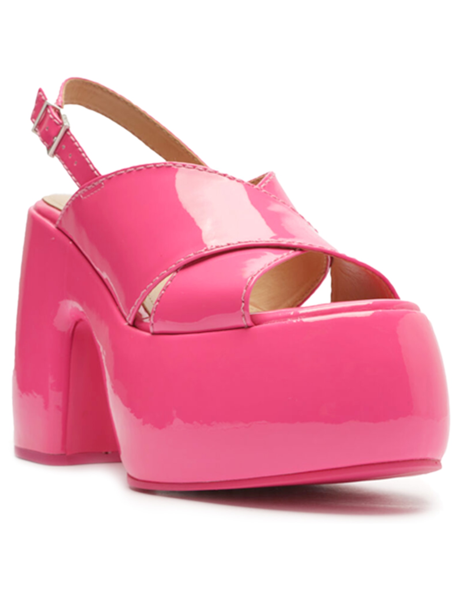 Schutz - Sandália Meia Pata Velma - Rosa