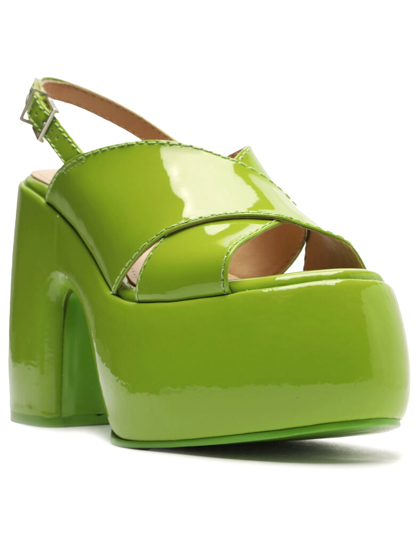Schutz - Sandália Meia Pata Velma - Verde