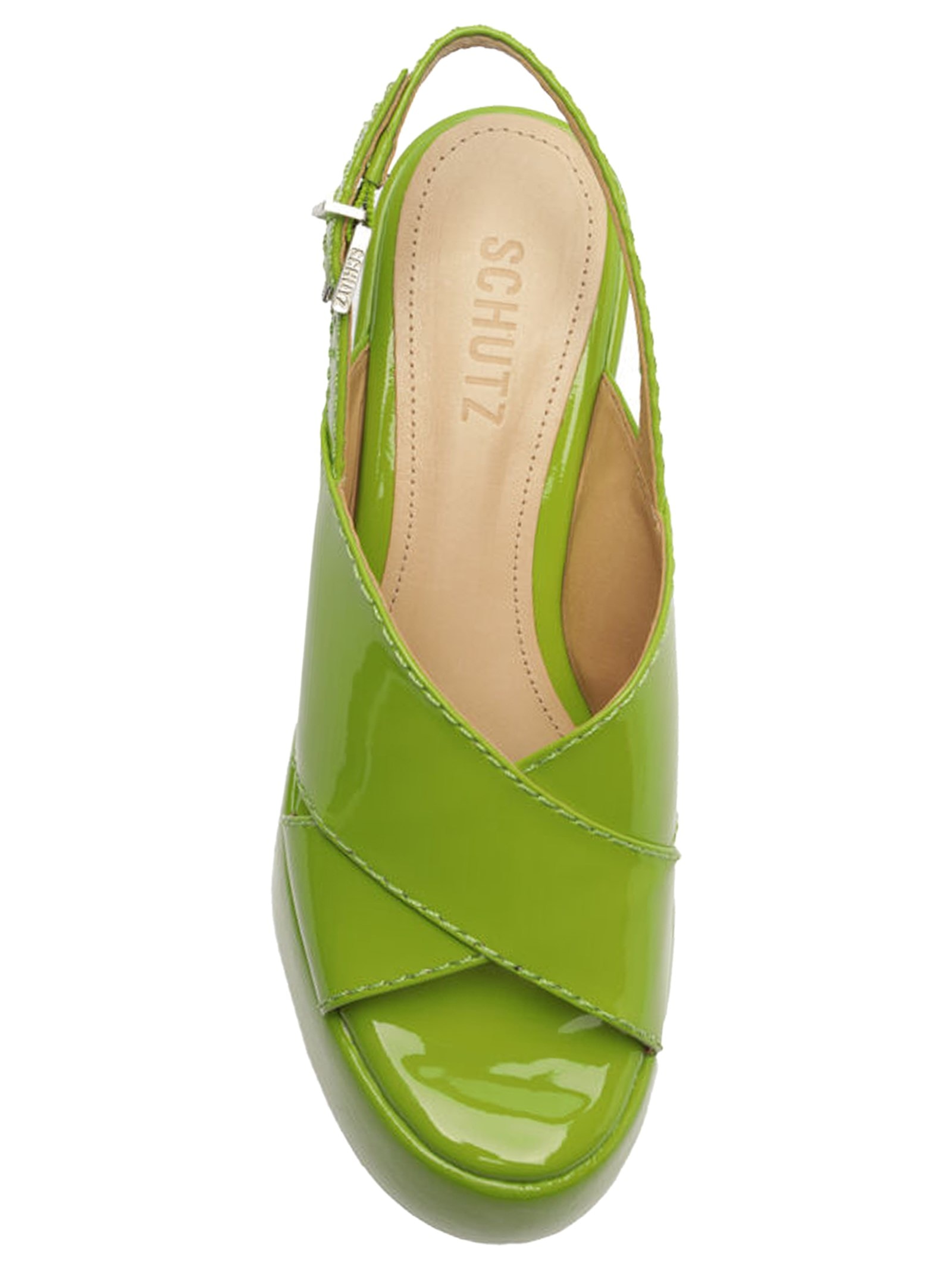 Schutz - Sandália Meia Pata Velma - Verde