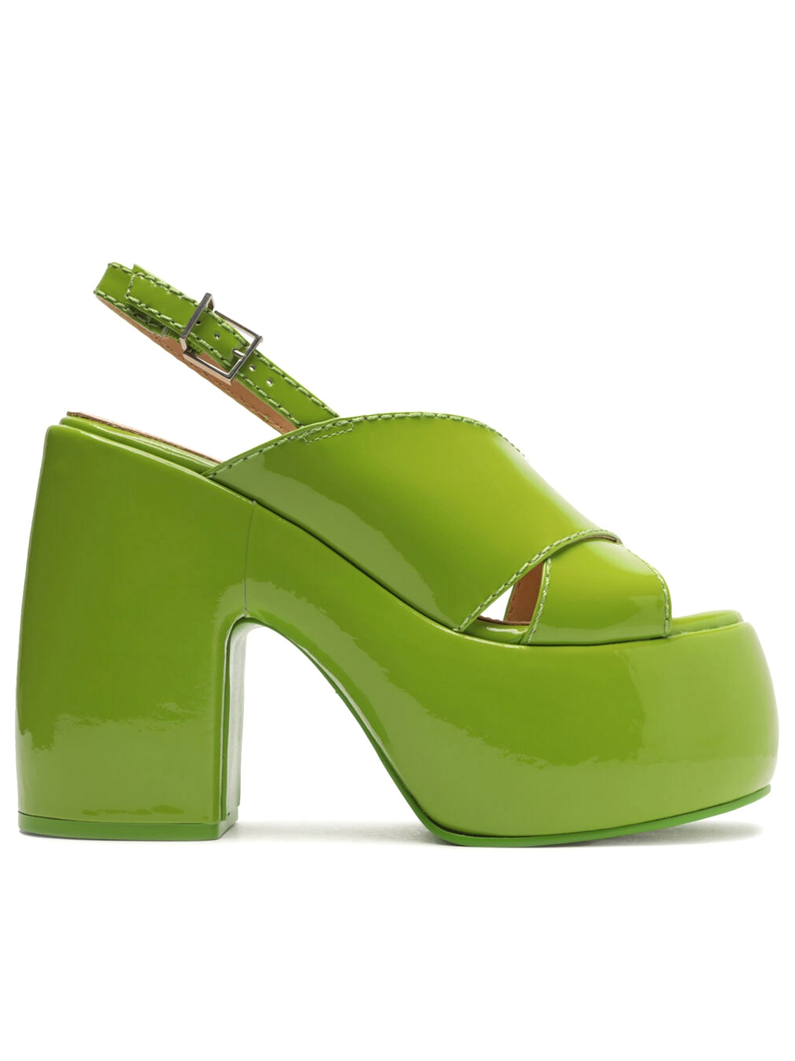 Schutz - Sandália Meia Pata Velma - Verde