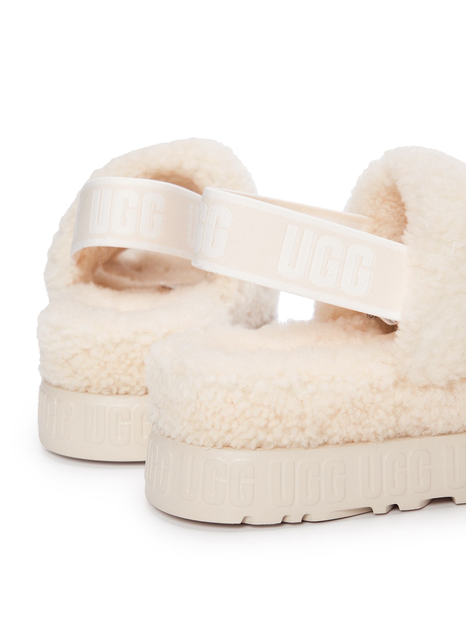 Ugg - Sandália Oh Fluffita - Off White