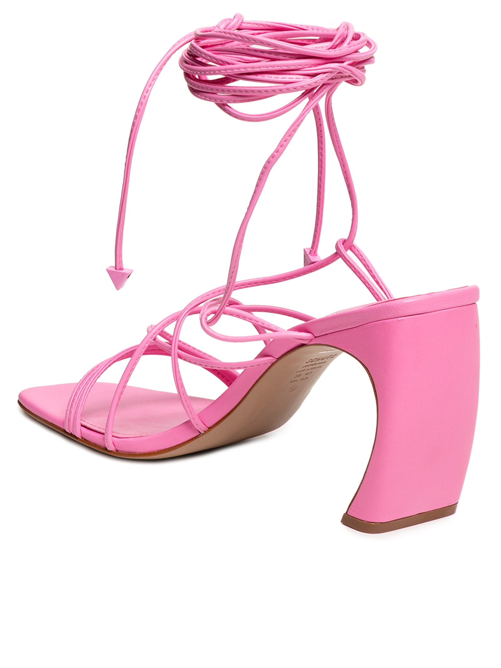 Sandália Tiras Rosa Schutz