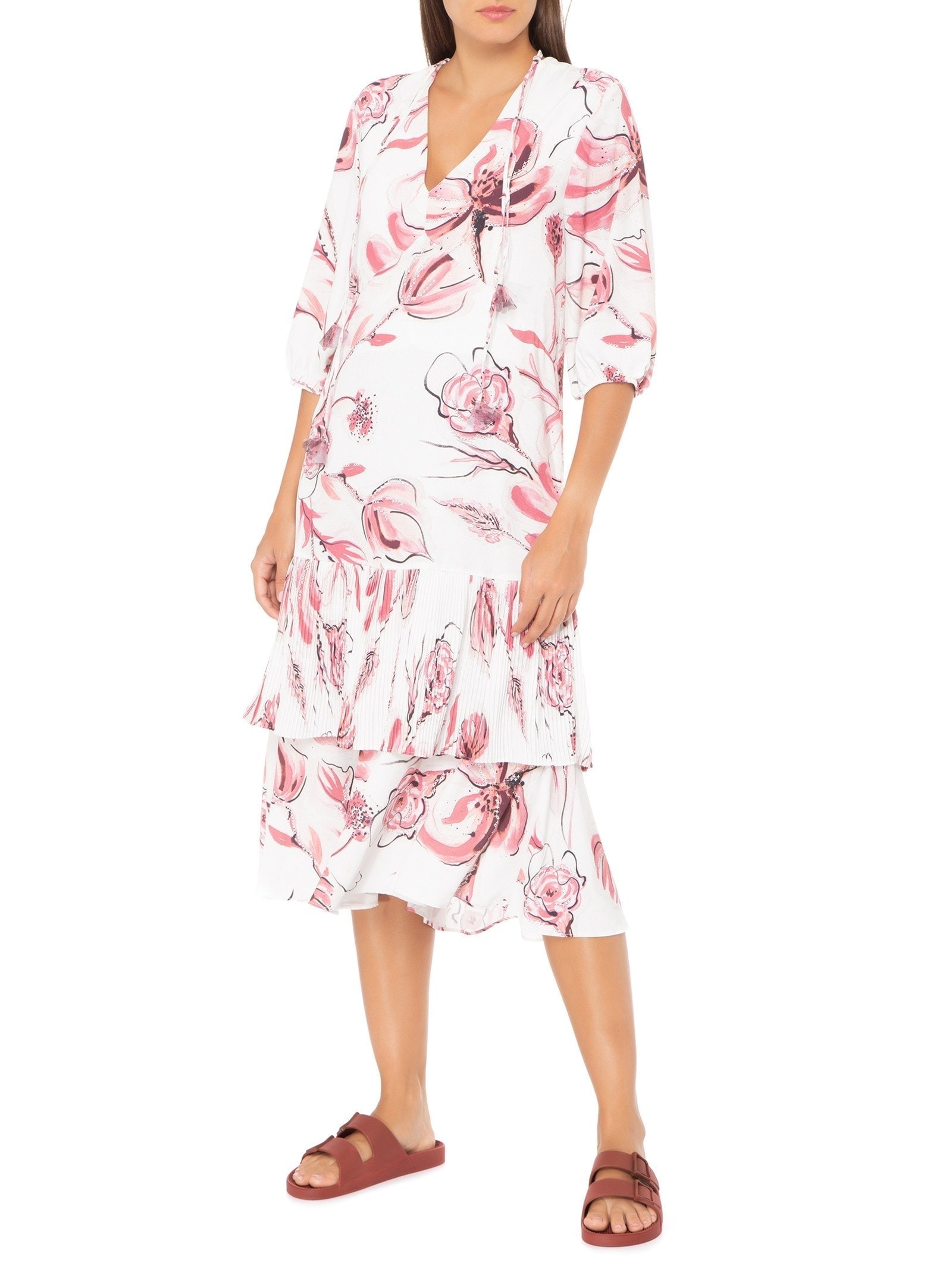 Sandália Unissex Bordô Vinho Linus