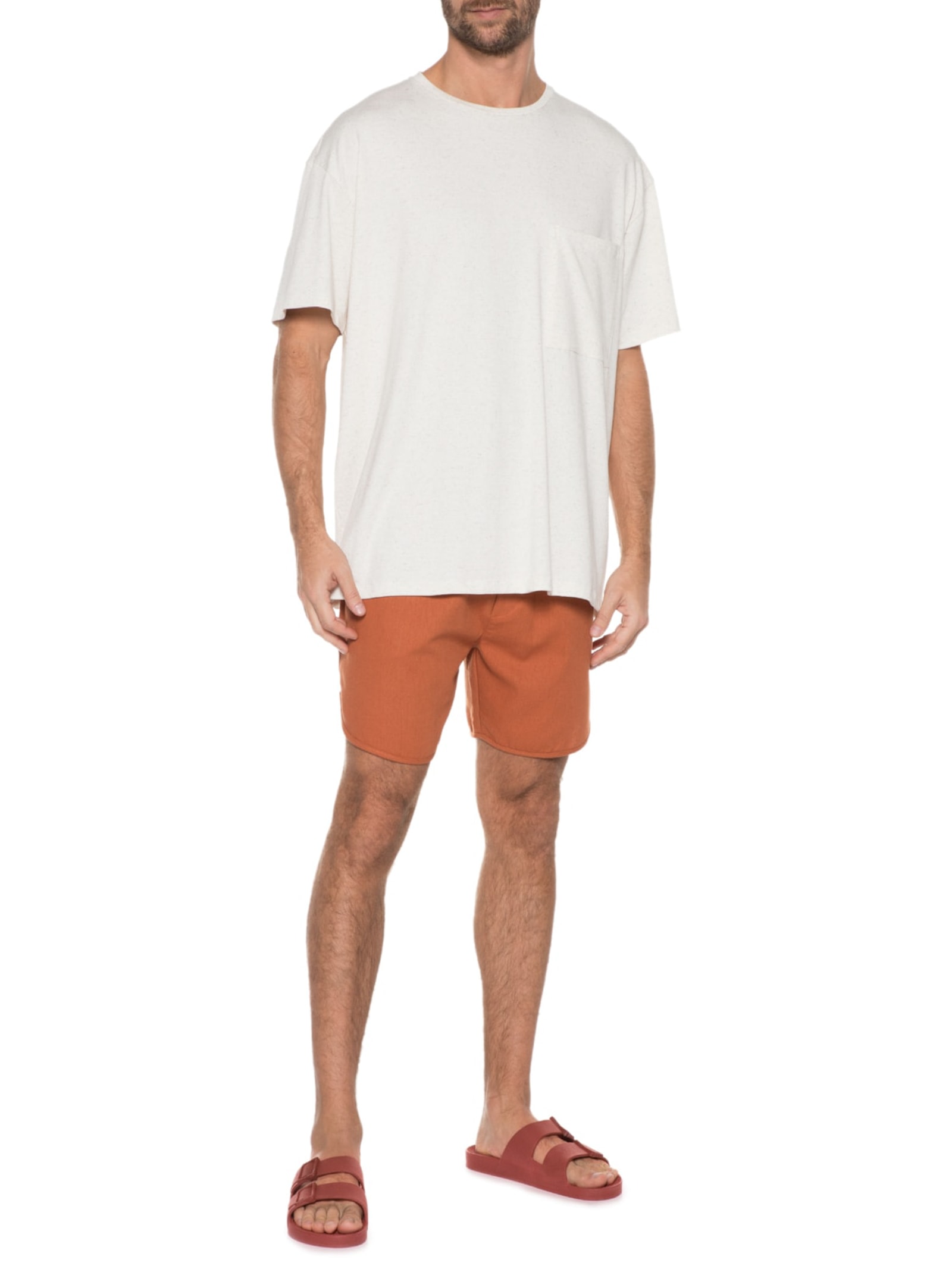 Sandália Unissex Bordô Vinho Linus