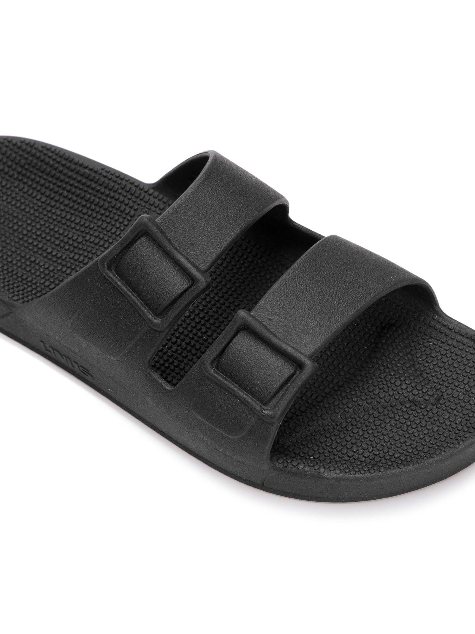 Sandália Unissex Chumbo Preto Linus