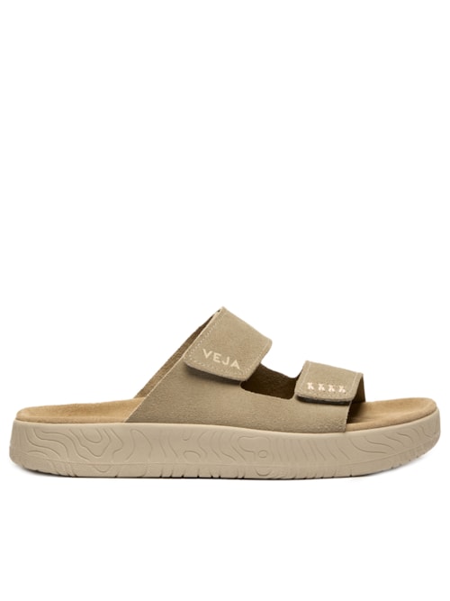 Sandália Unissex Etna Suede Soft – Bege