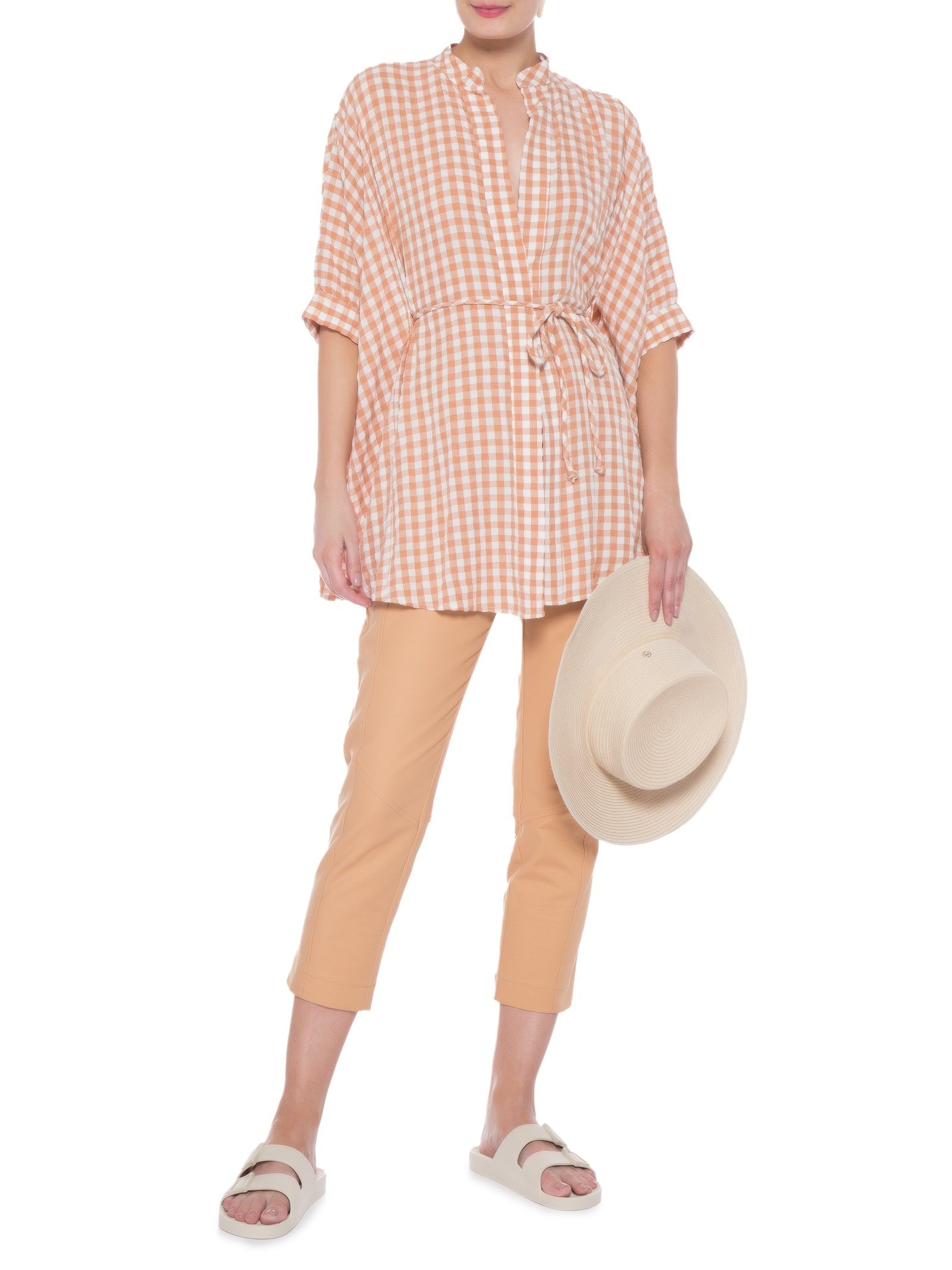 Sandália Unissex Linus Baunilha Bege  Linus