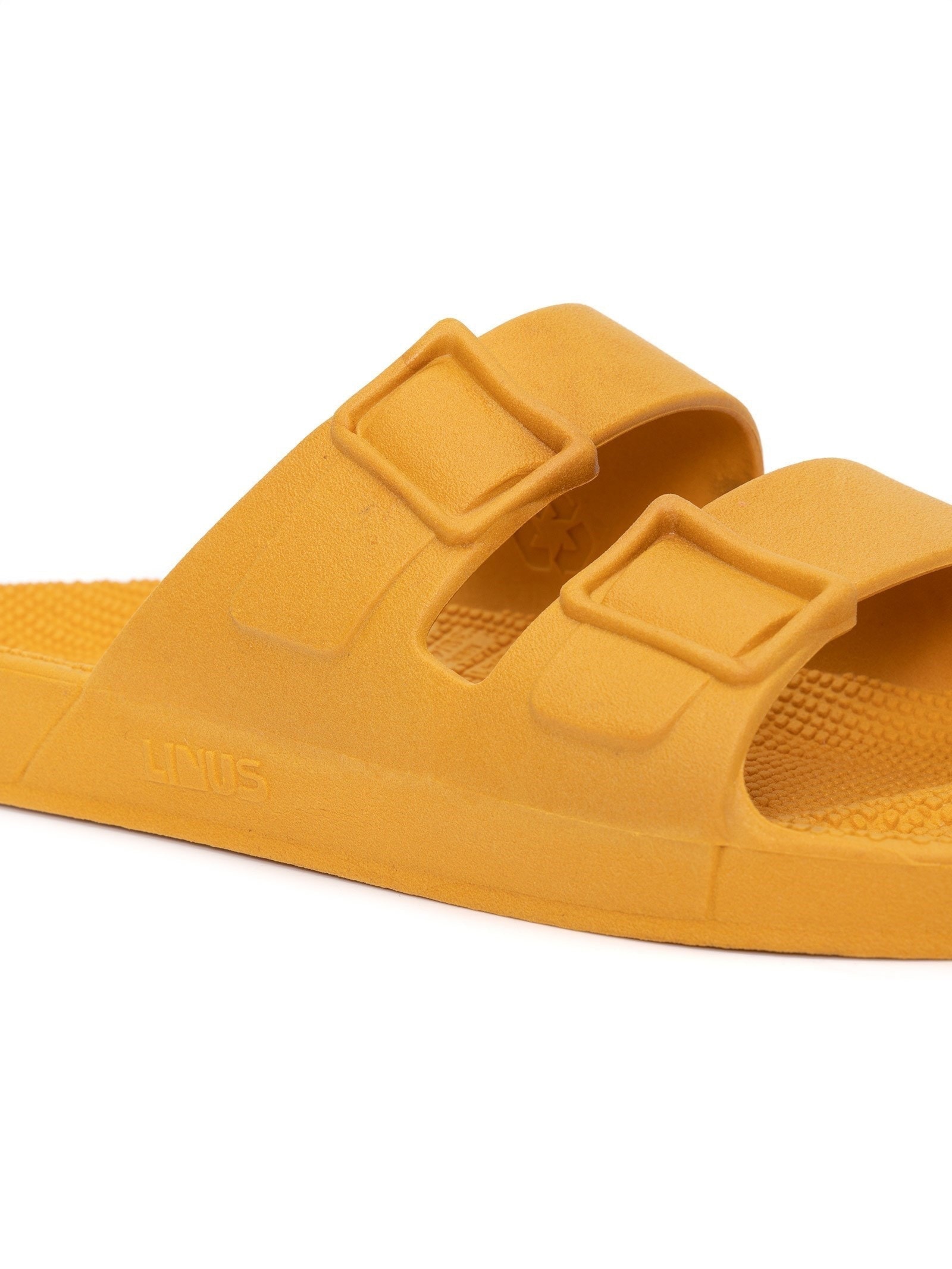 Sandália Unissex Mostarda Amarelo Linus