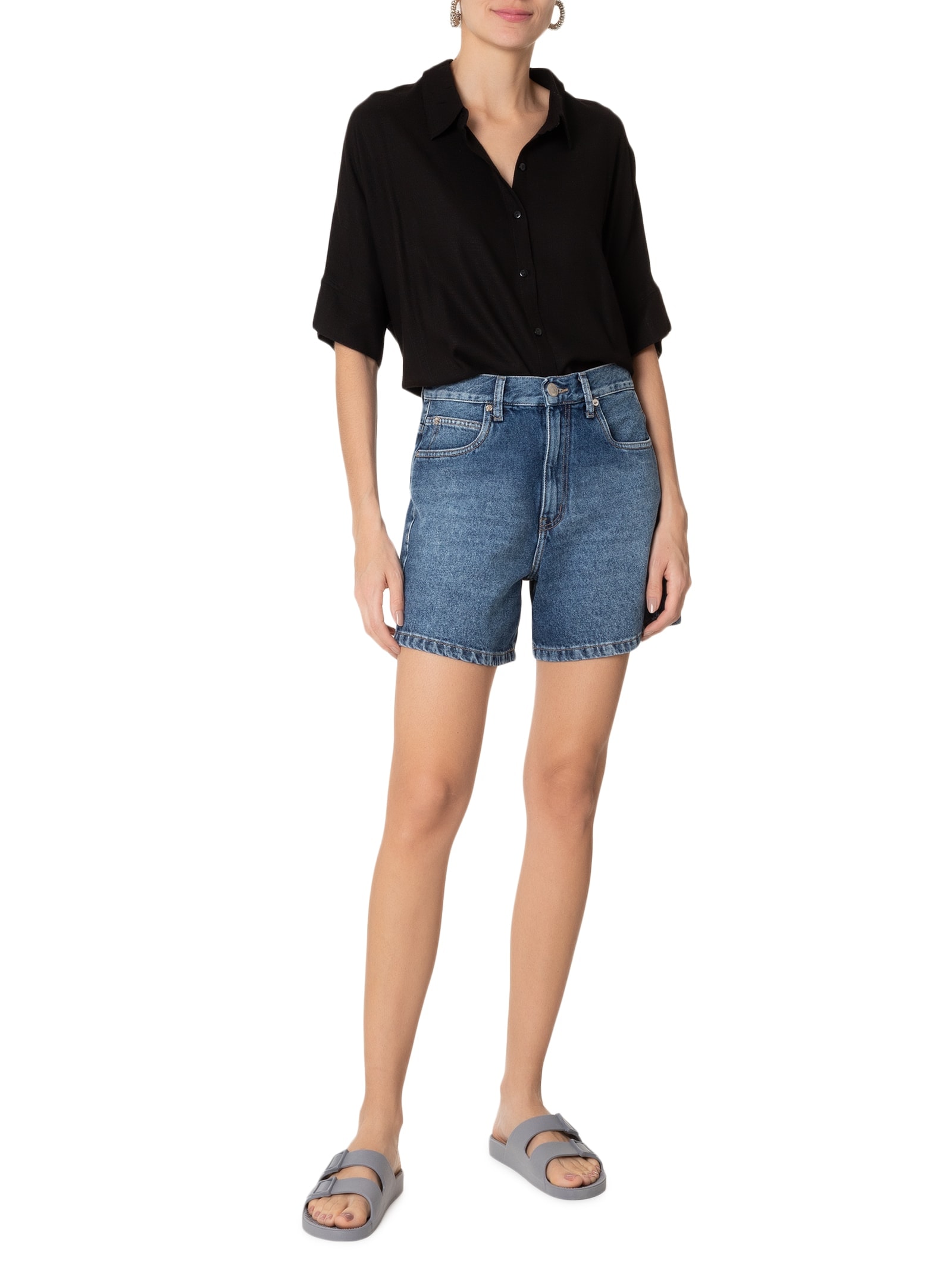 Sandália Unissex Neblina Cinza Linus