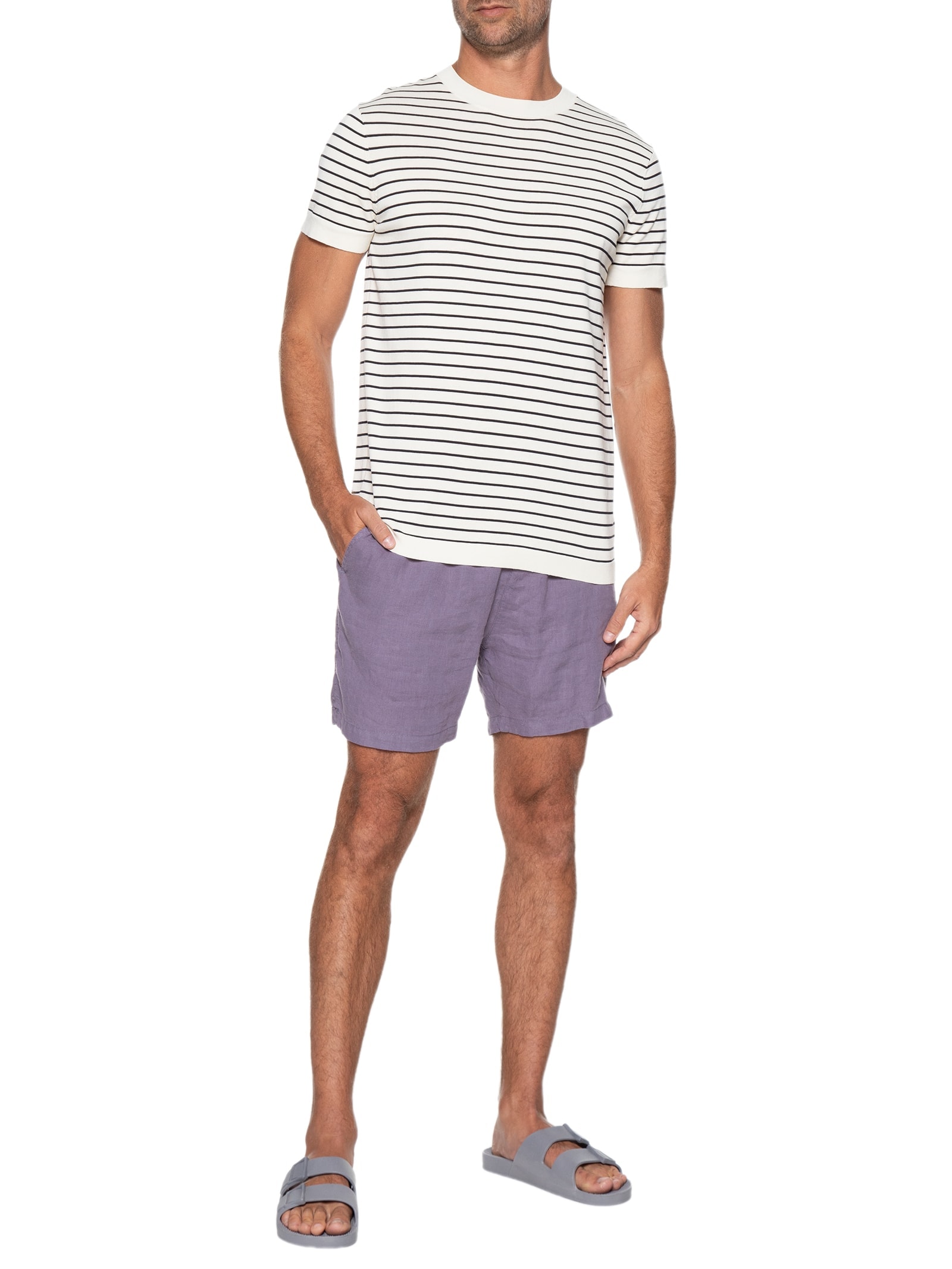 Sandália Unissex Neblina Cinza Linus