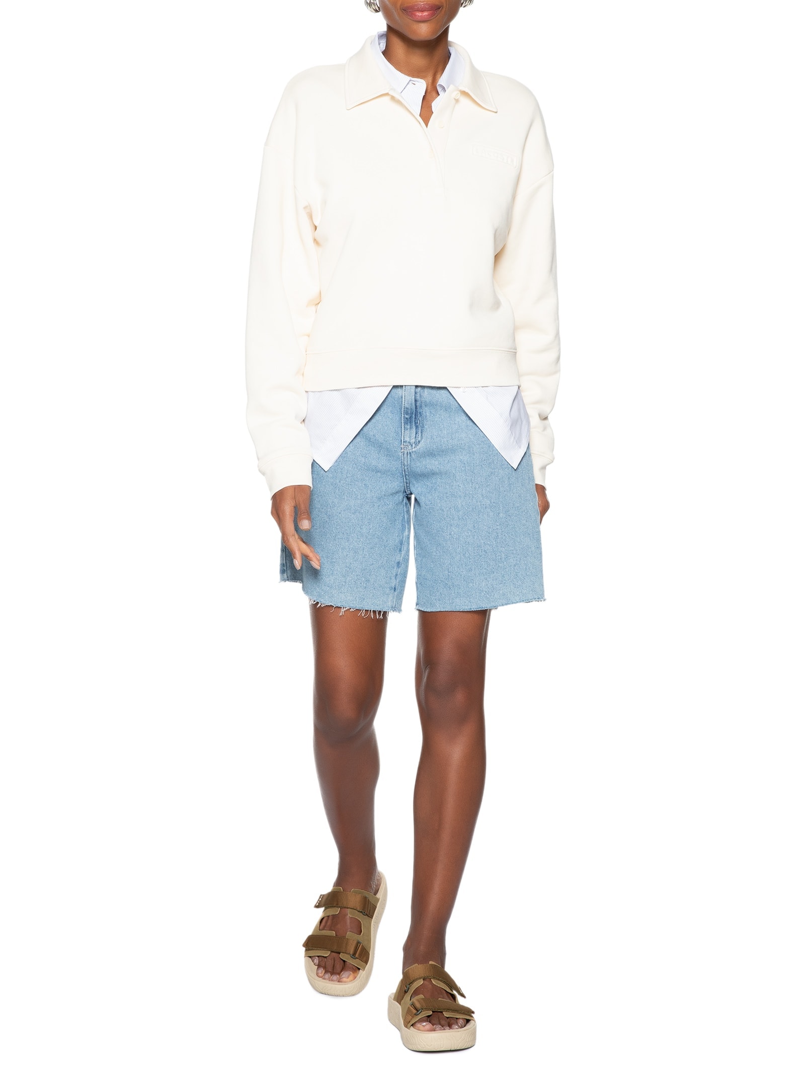 Sandália Unissex Papete Arpoador Suede Bege Veja